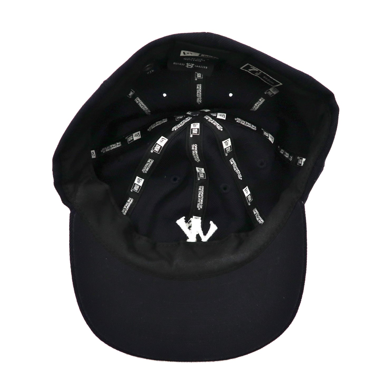 wjk × NEW ERA ベースボールキャップ 7 1/2 ブラック ウール ロゴ刺繍
