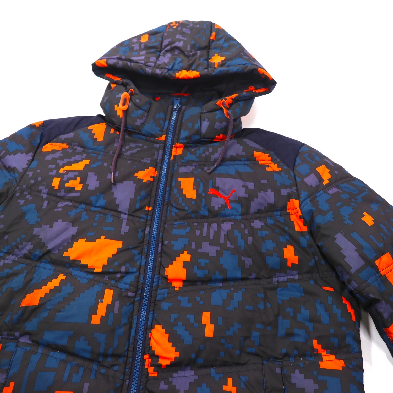 PUMA PUFFER JACKET M Navy Digikamo Pattern – 日本然リトテ