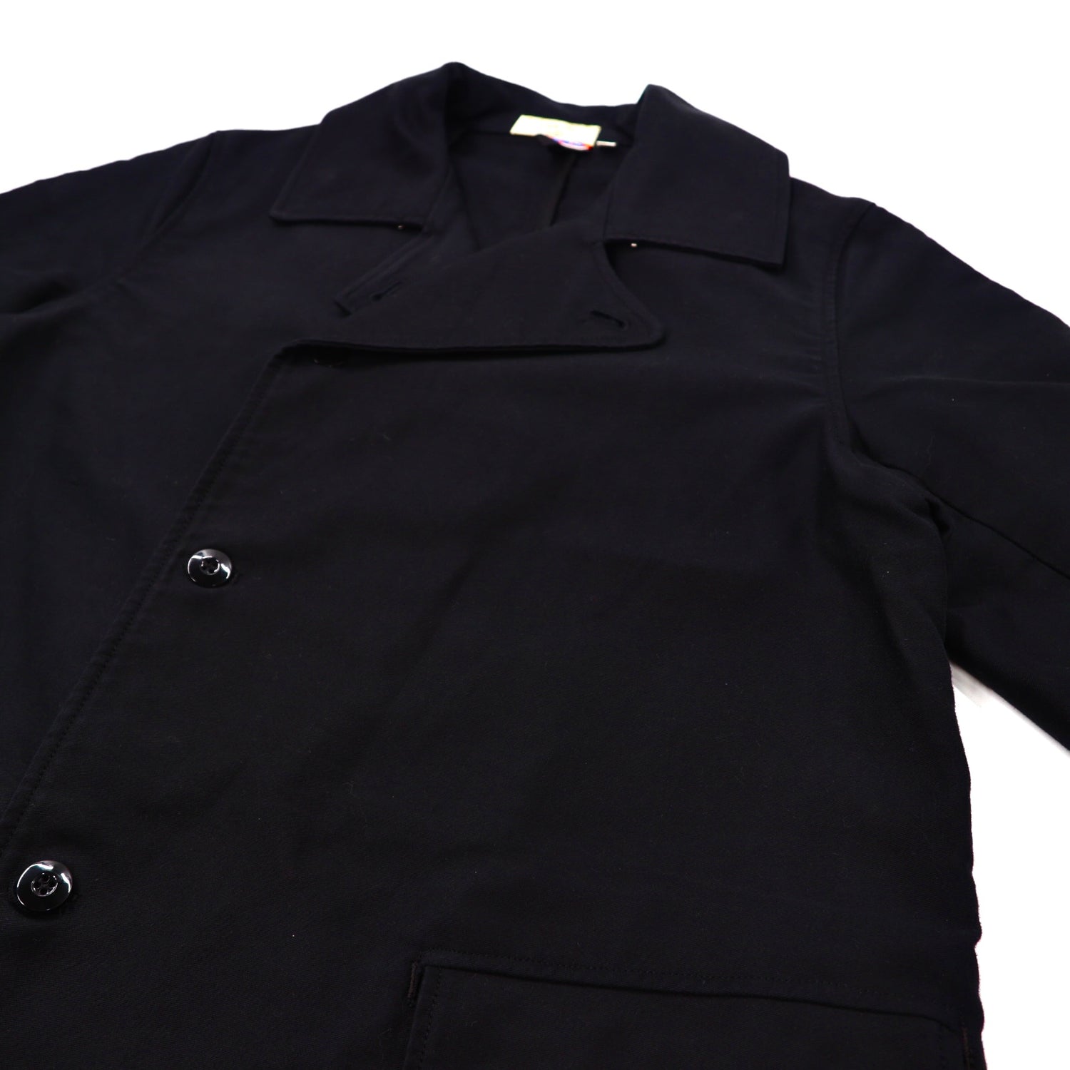 Kempel x Random (Lantiki) Double Breasted Coat 44 Black European