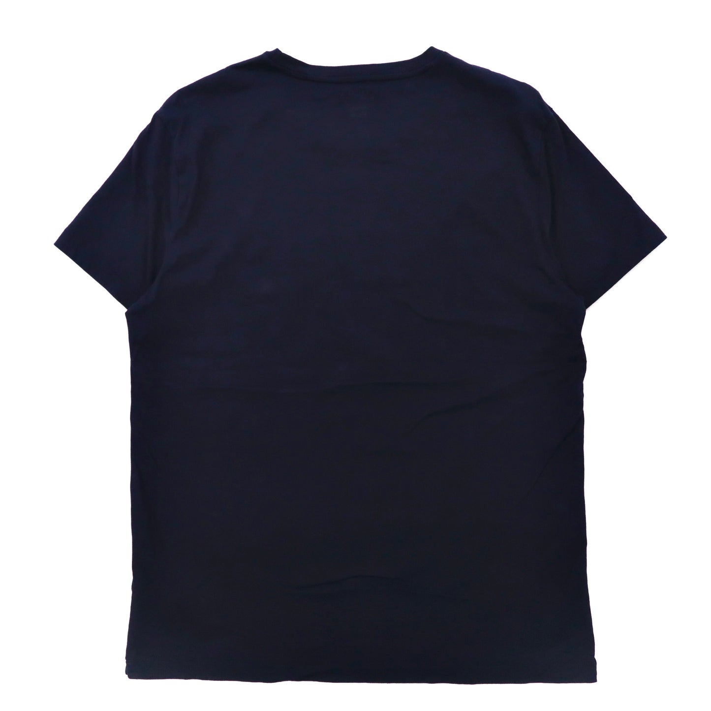 POLO RALPH LAUREN ワンポイントロゴTシャツ XL ネイビー コットン CUSTOM SLIM FIT スモールポニー刺繍