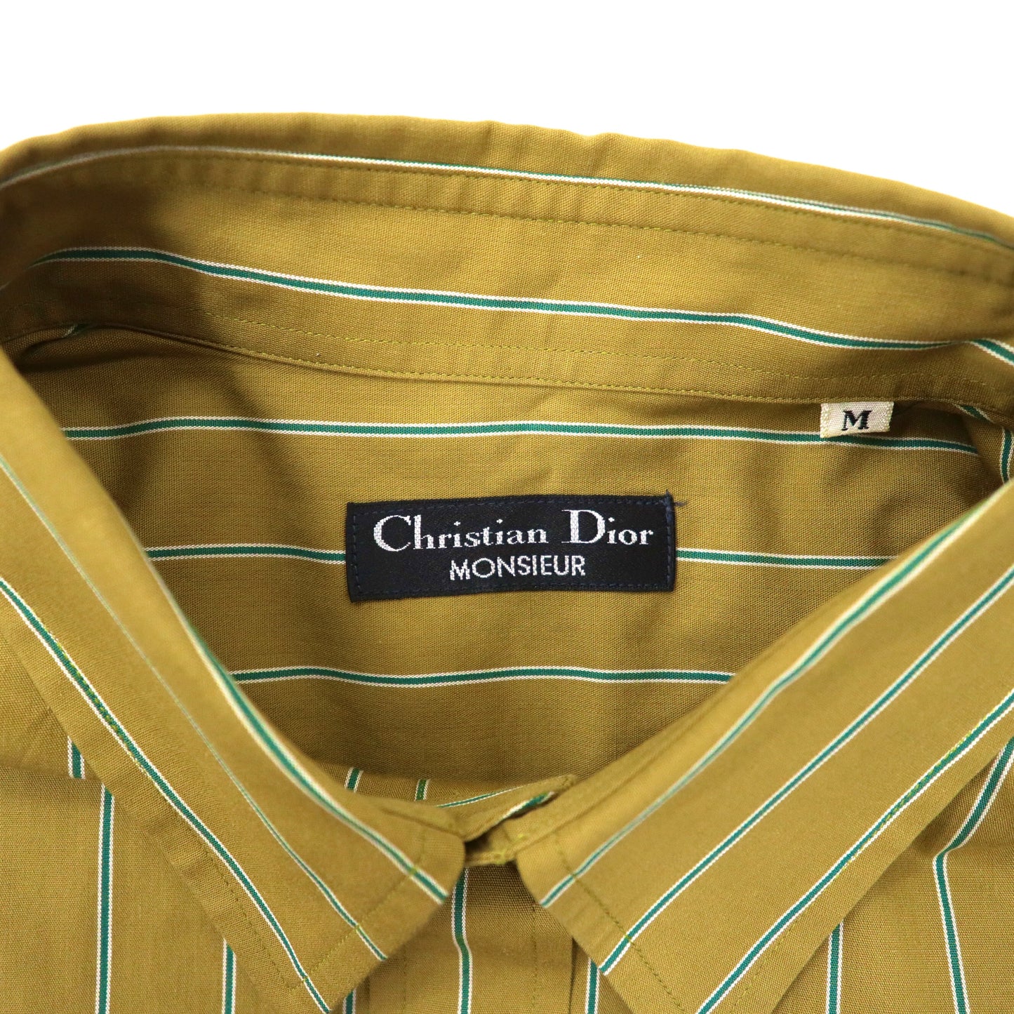 Christian Dior Monsieur Dress Shirt M Vintage Cotton Vintage Japan