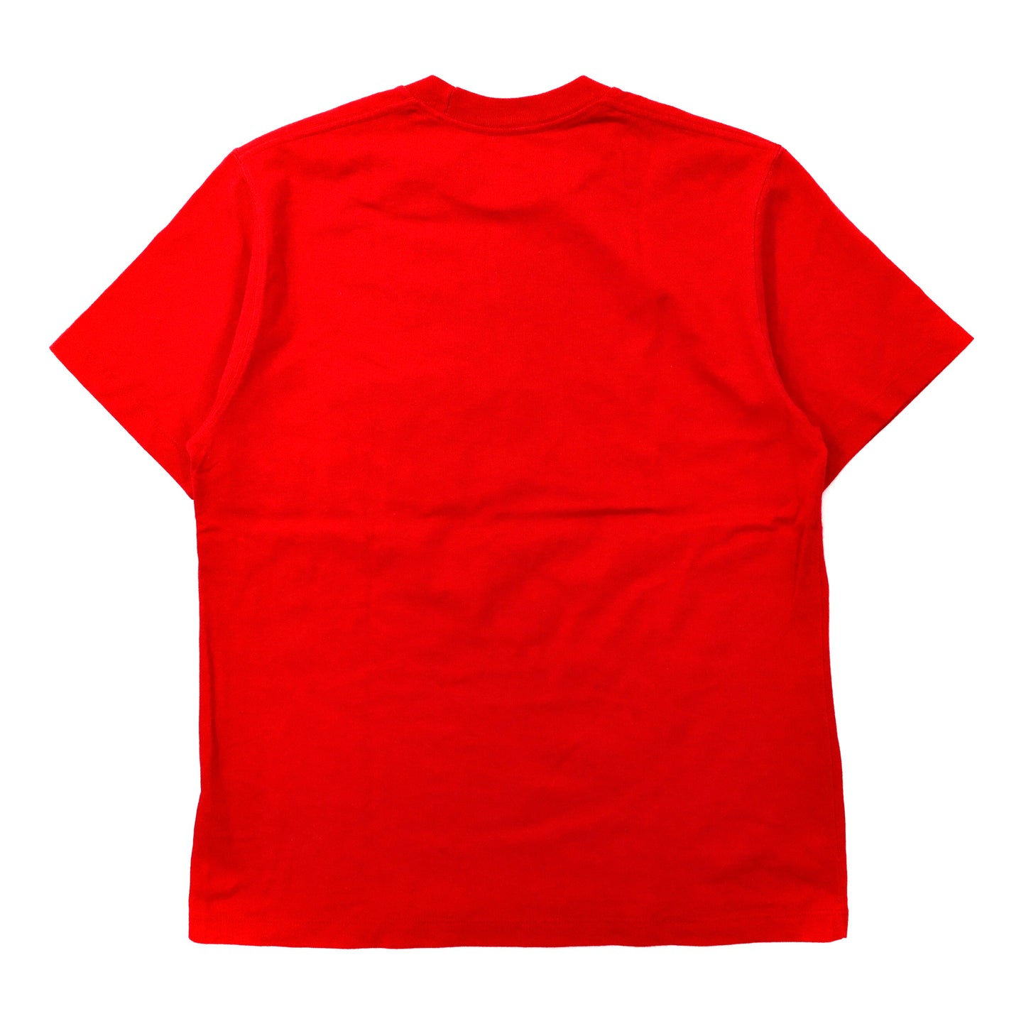 DANTON ポケットTシャツ 36 レッド コットン ワンポイントロゴ