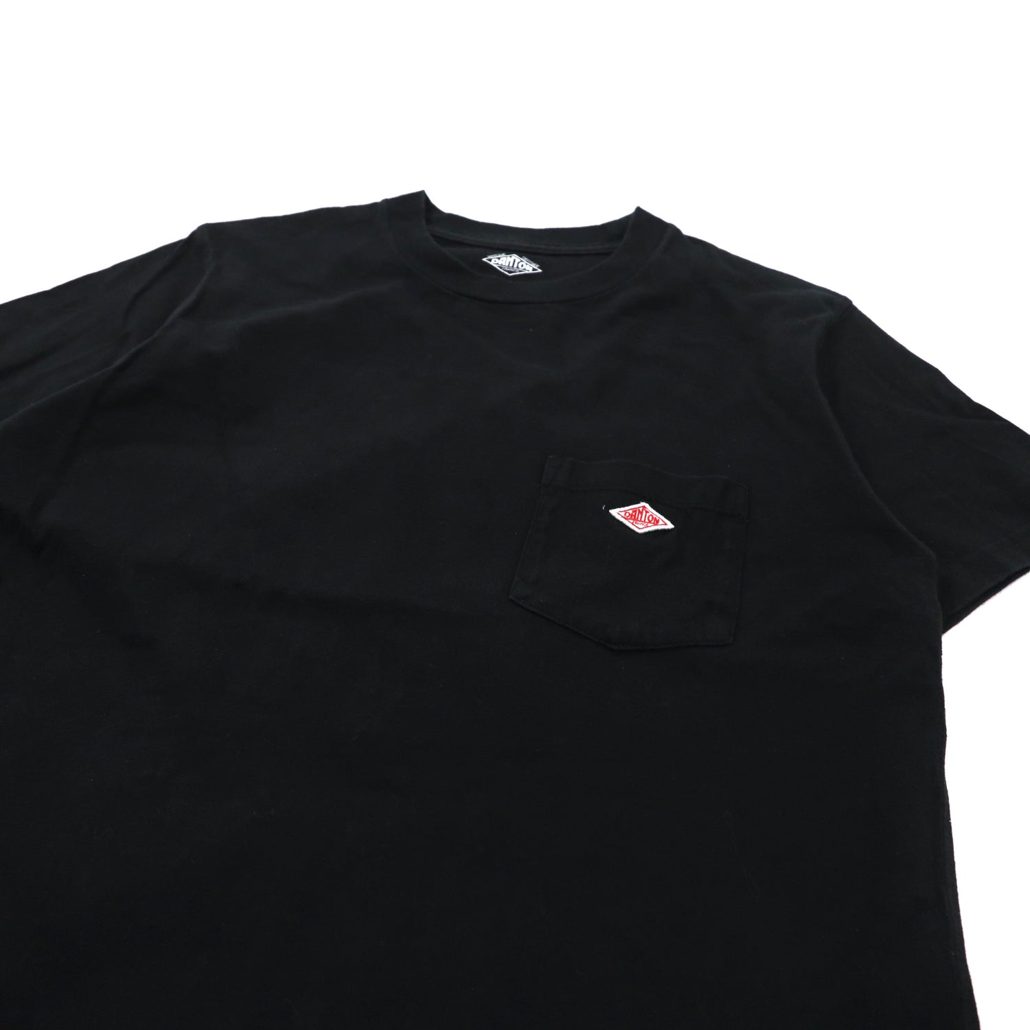 DANTON × BEAMS ポケットTシャツ 34 ブラック コットン ビームス40周年