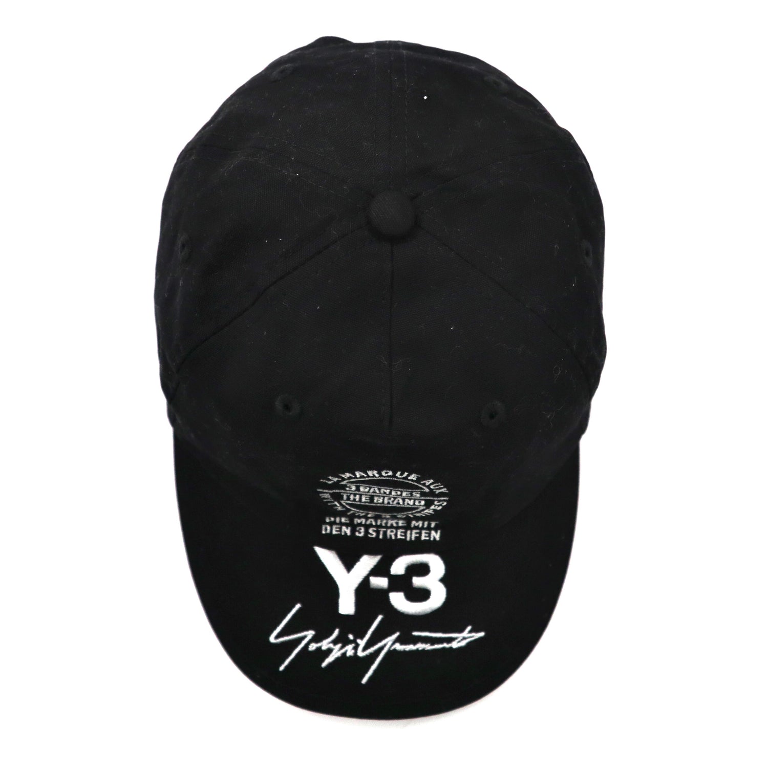 Y-3 YOHJI YAMAMOTO ロゴ 刺繍 キャップ ブラック 系キャップ