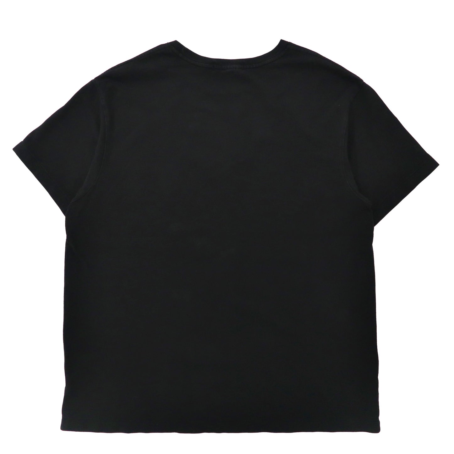 Polo by Ralph Lauren ビッグサイズ ワンポイントロゴTシャツ XL ブラック コットン 鹿の子 スモールポニー刺繍
