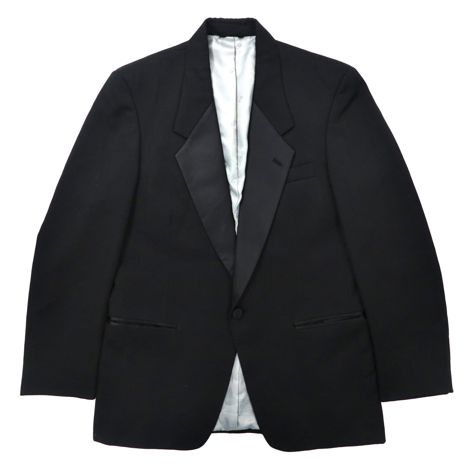 Christian Dior Monsieur 1B Tailored Jacket 37S Black Wool Vintage USA Made