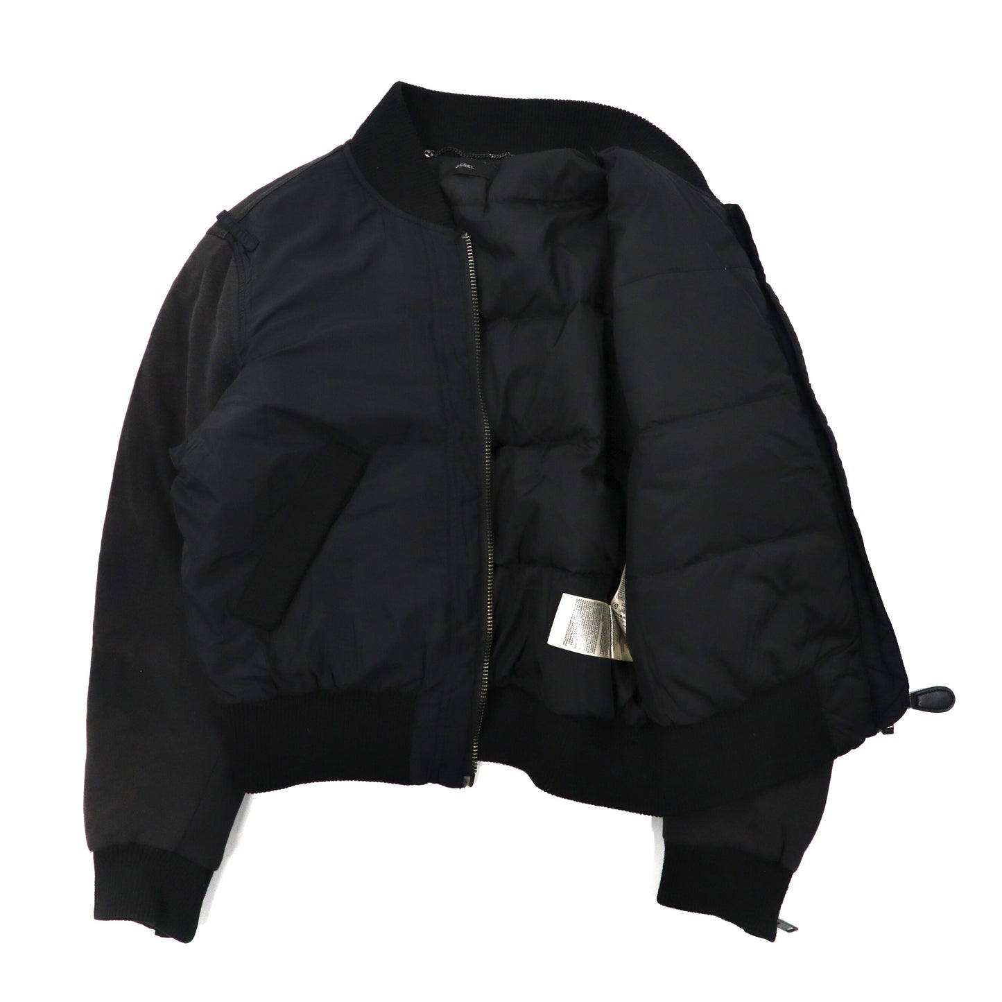 DIESEL MA-1 Flight Jacket S Black Nylon – 日本然リトテ