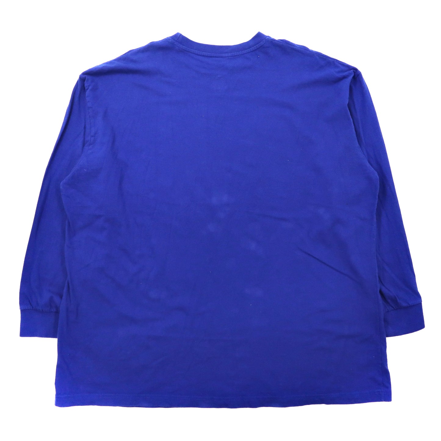 Majestic ビッグサイズ ロングスリーブTシャツ 3XL ブルー コットン MLB Chicago Bulls パキスタン製