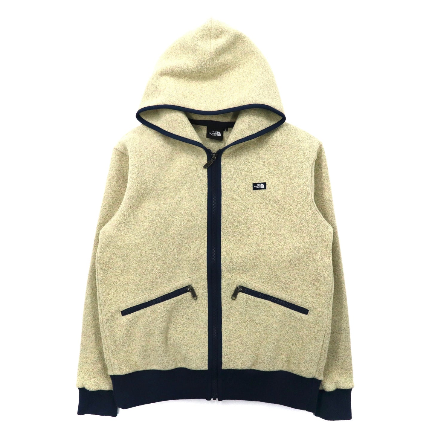 THE NORTH FACE FLEECE HOODIE S White polyester ARMADILLA FULL ZIP 