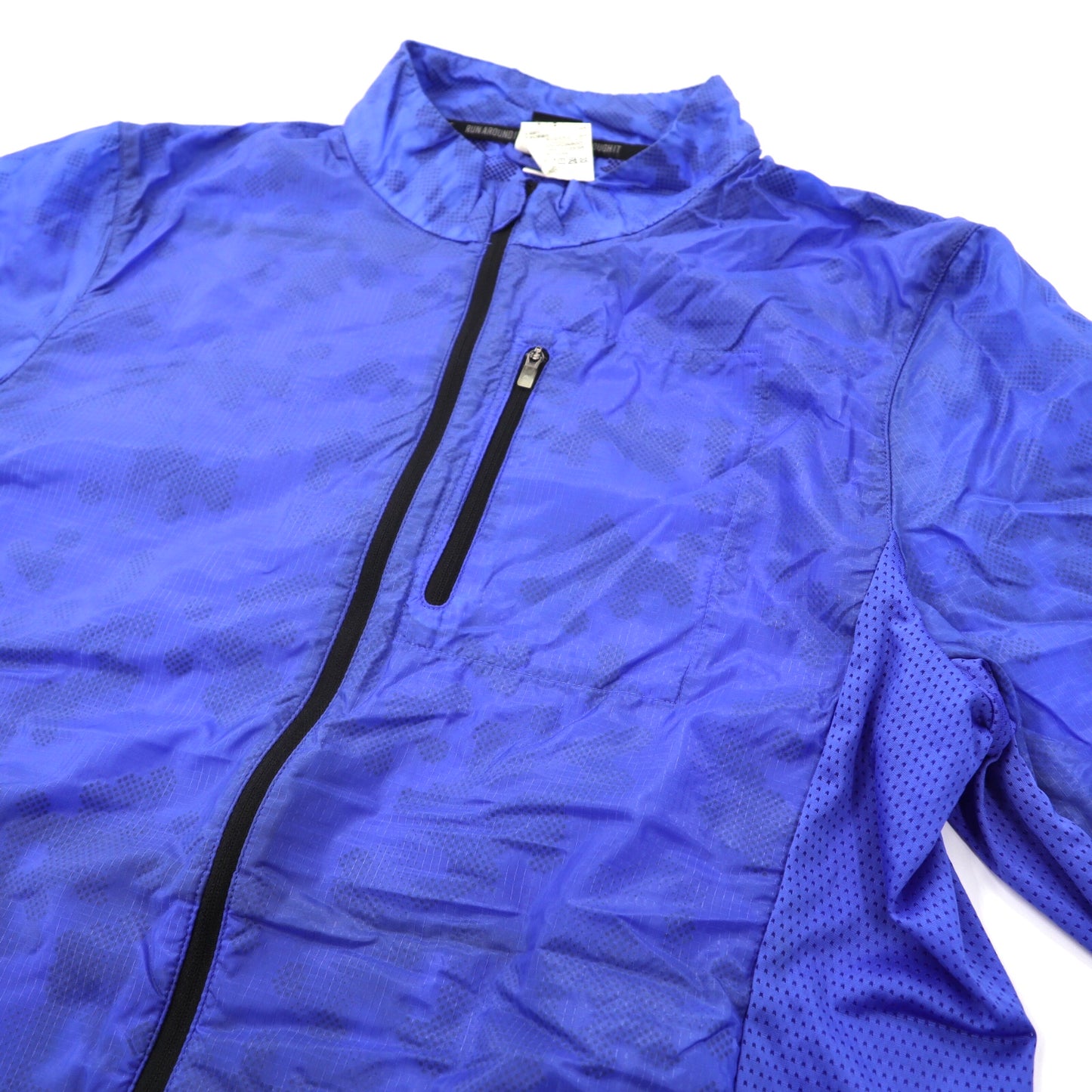Reebok OSR ランニングヘックスジャケット ナイロンジャケット O ブルー デジタルカモ CD5609