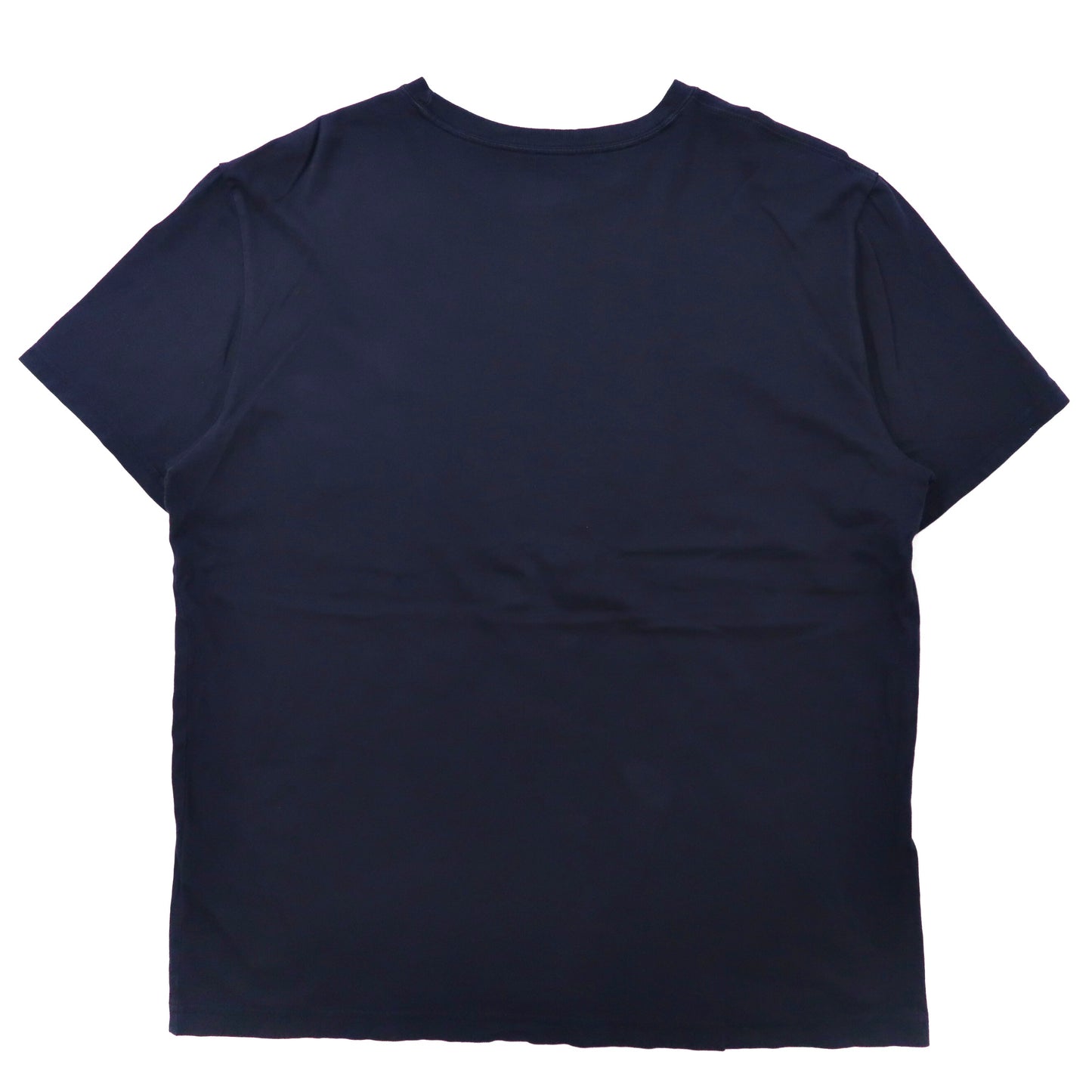 NAUTICA ビッグサイズ ワンポイントロゴTシャツ XL ネイビー USAピマコットン