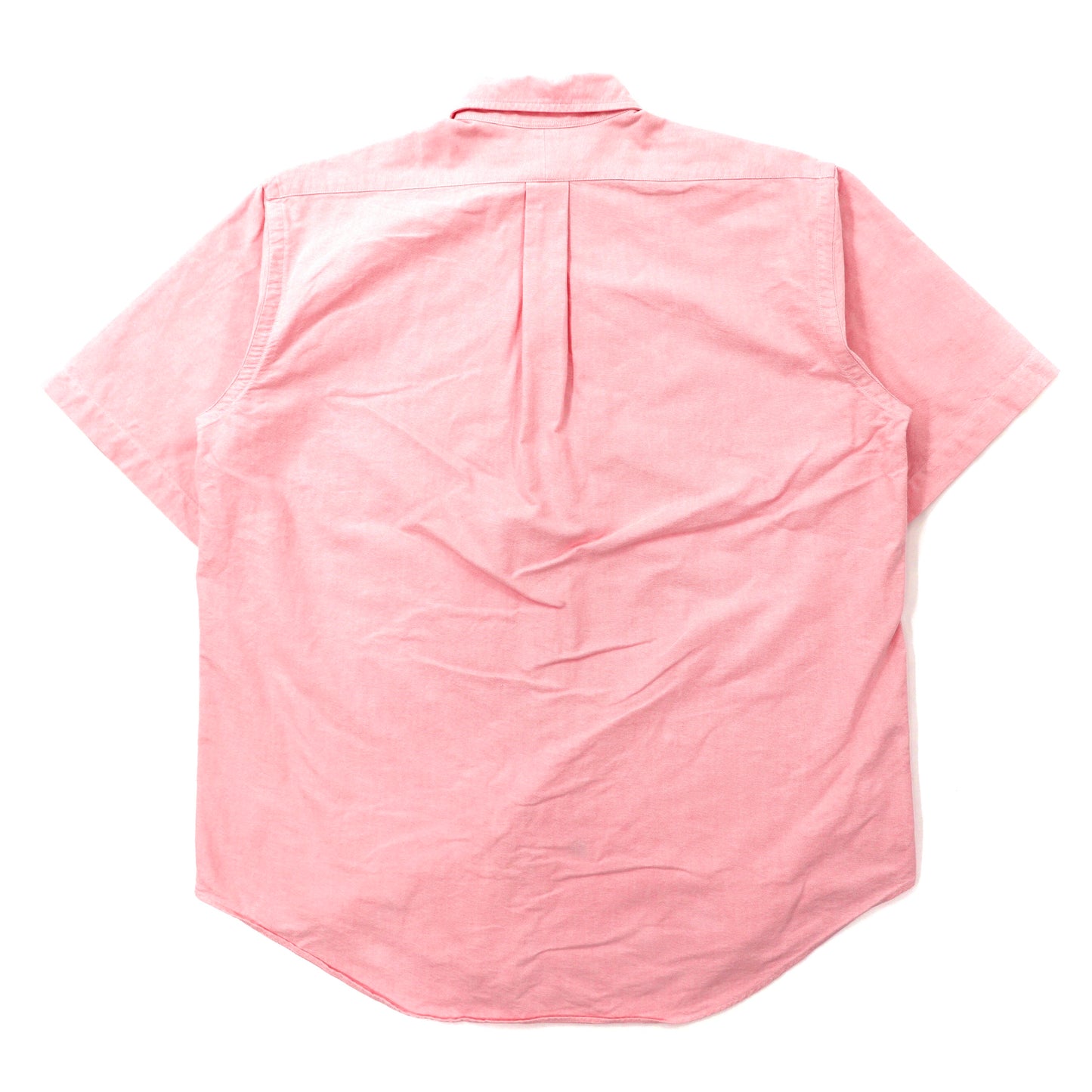 Ralph Lauren 半袖ボタンダウンシャツ S ピンク コットン BLAKE スモールポニー刺繍