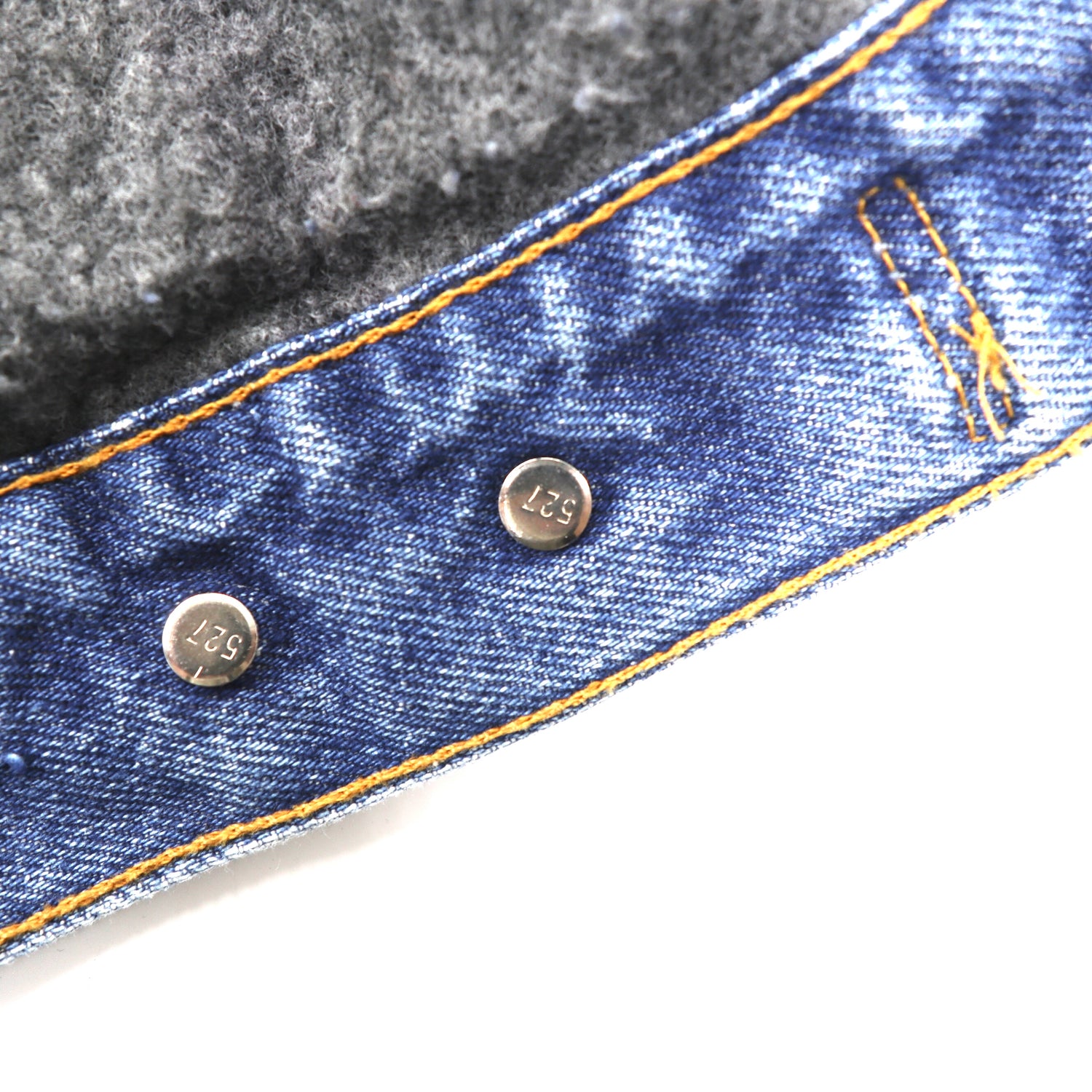 Levi's Denim Jacket 38 Blue Blanket Liner 70506-0316 Back 527 USA
