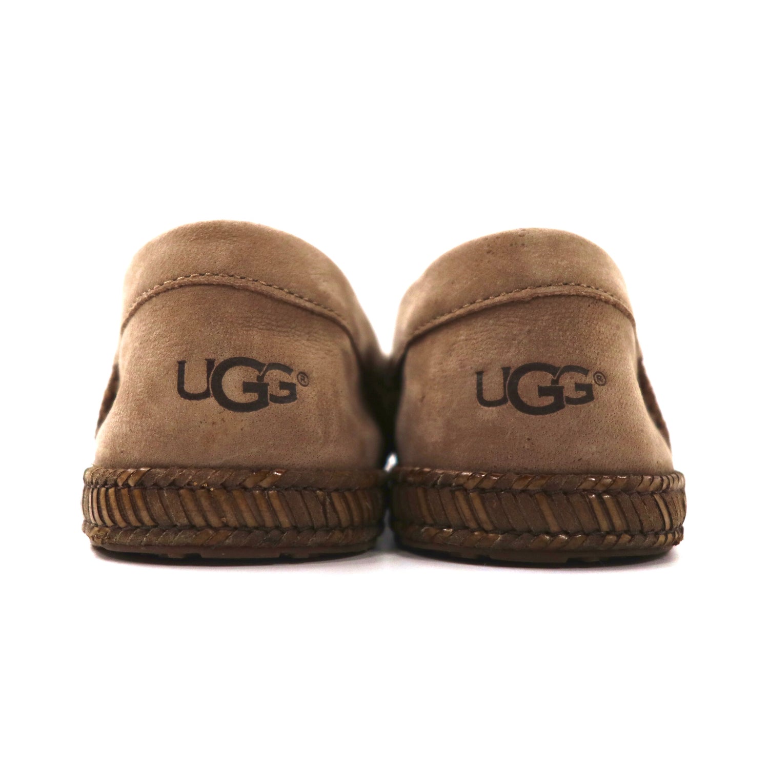 UGG slip -on flat shoes US7 beige leather AMILA Espadrille – 日本