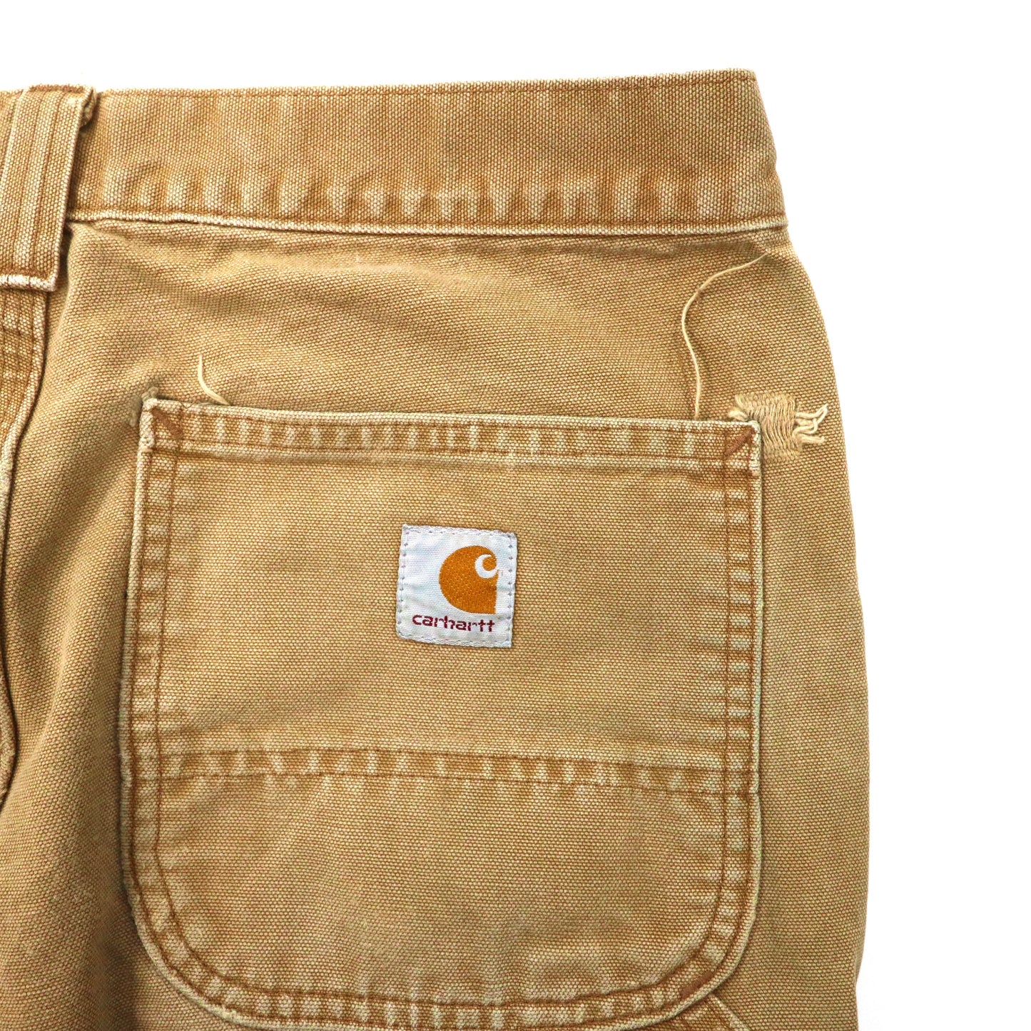 carhartt ダックワークパンツ 31 ベージュ コットン ニカラグア製