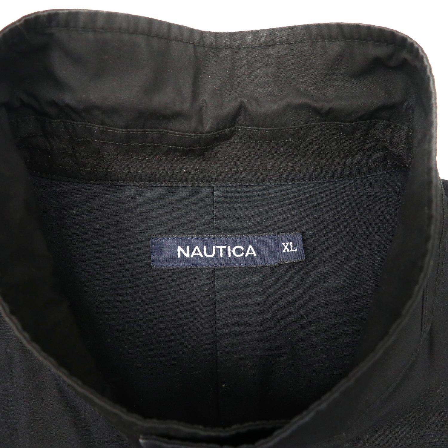 NAUTICA スウィングトップ ハリントンジャケット XL ブラック コットン 