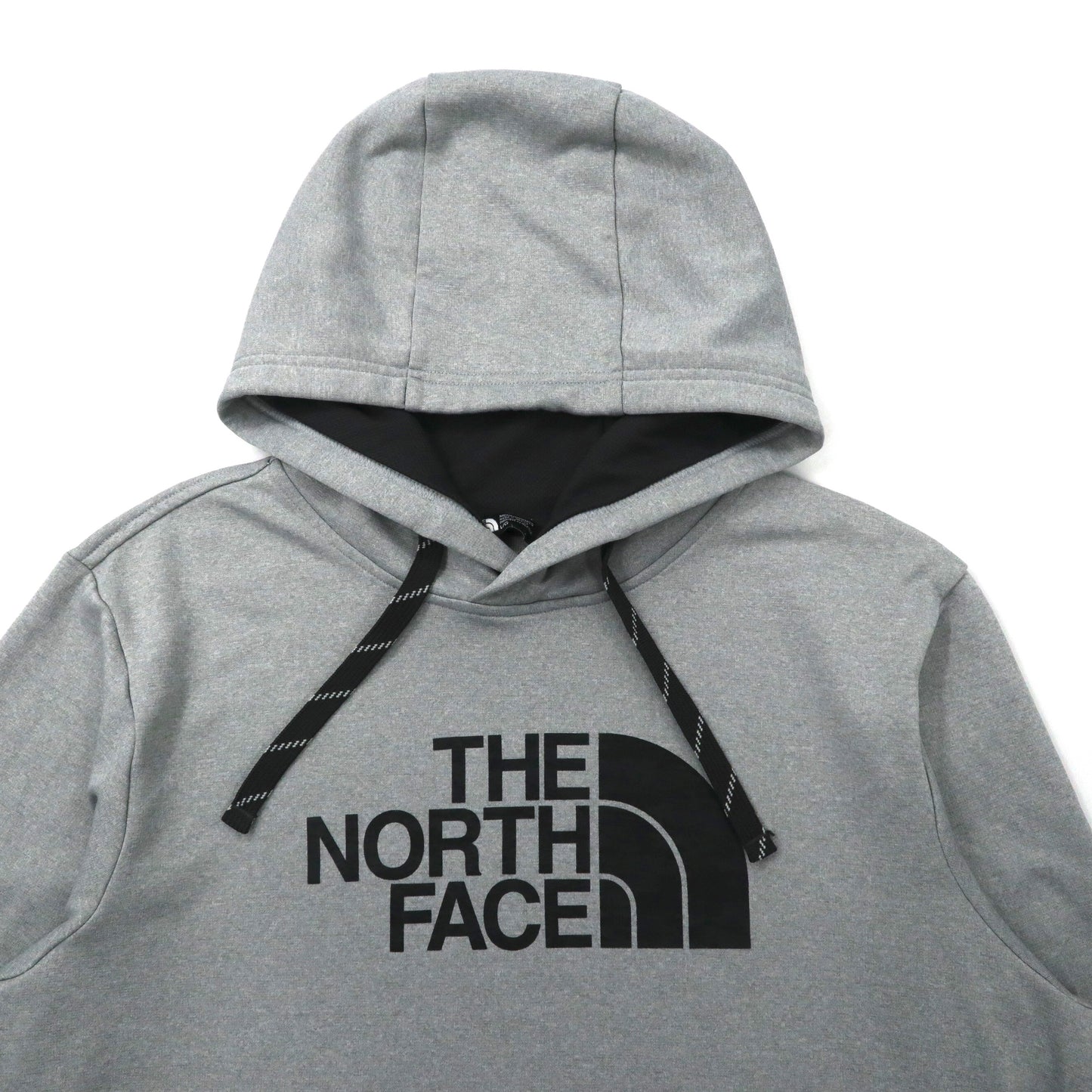 THE NORTH FACE ロゴプリントパーカー L グレー ポリエステル Surgent EU Hoodie NF0A2XL8 メキシコ製