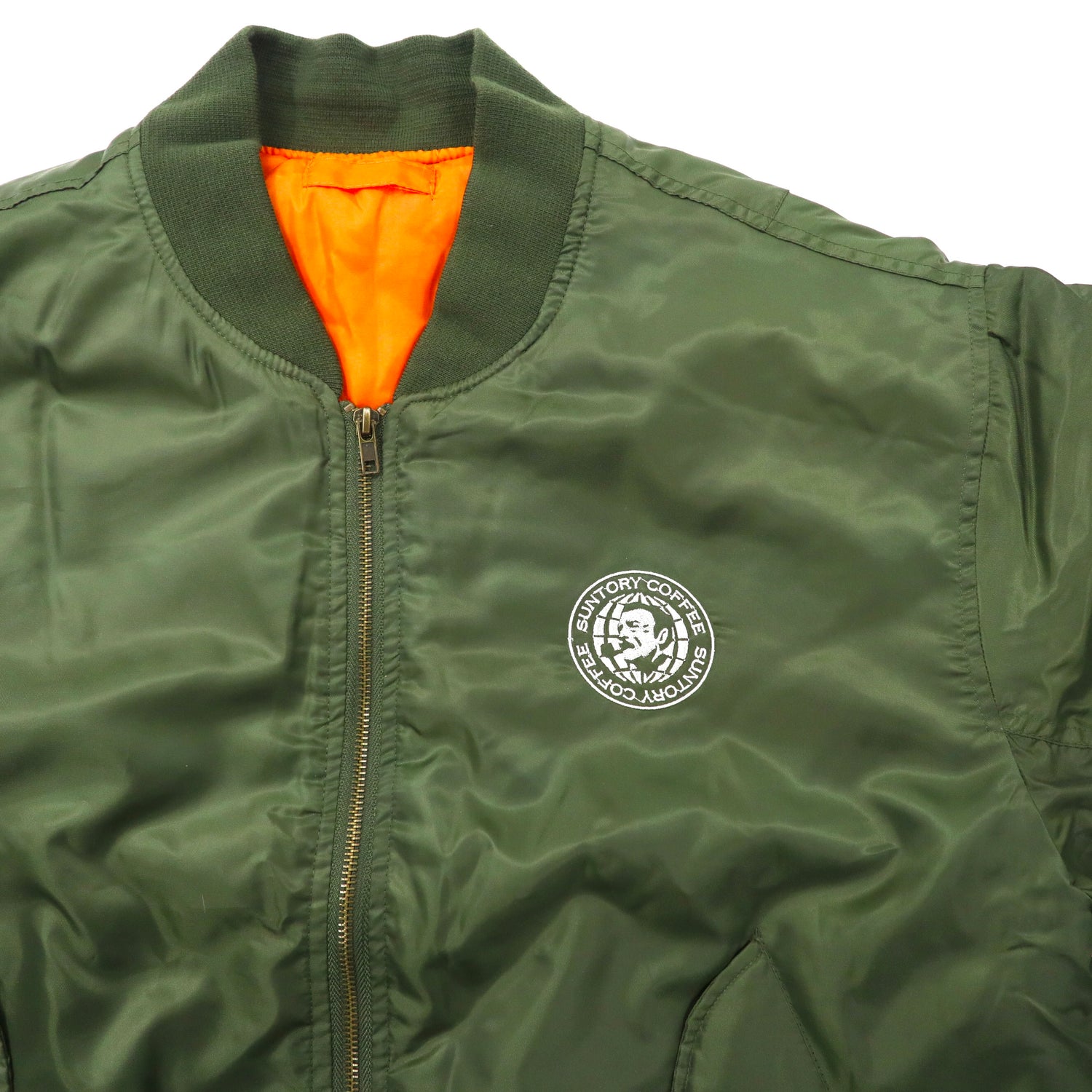 Suntory Boss MA-1 Flight Jacket XL KHAKI Polyester – 日本然リトテ