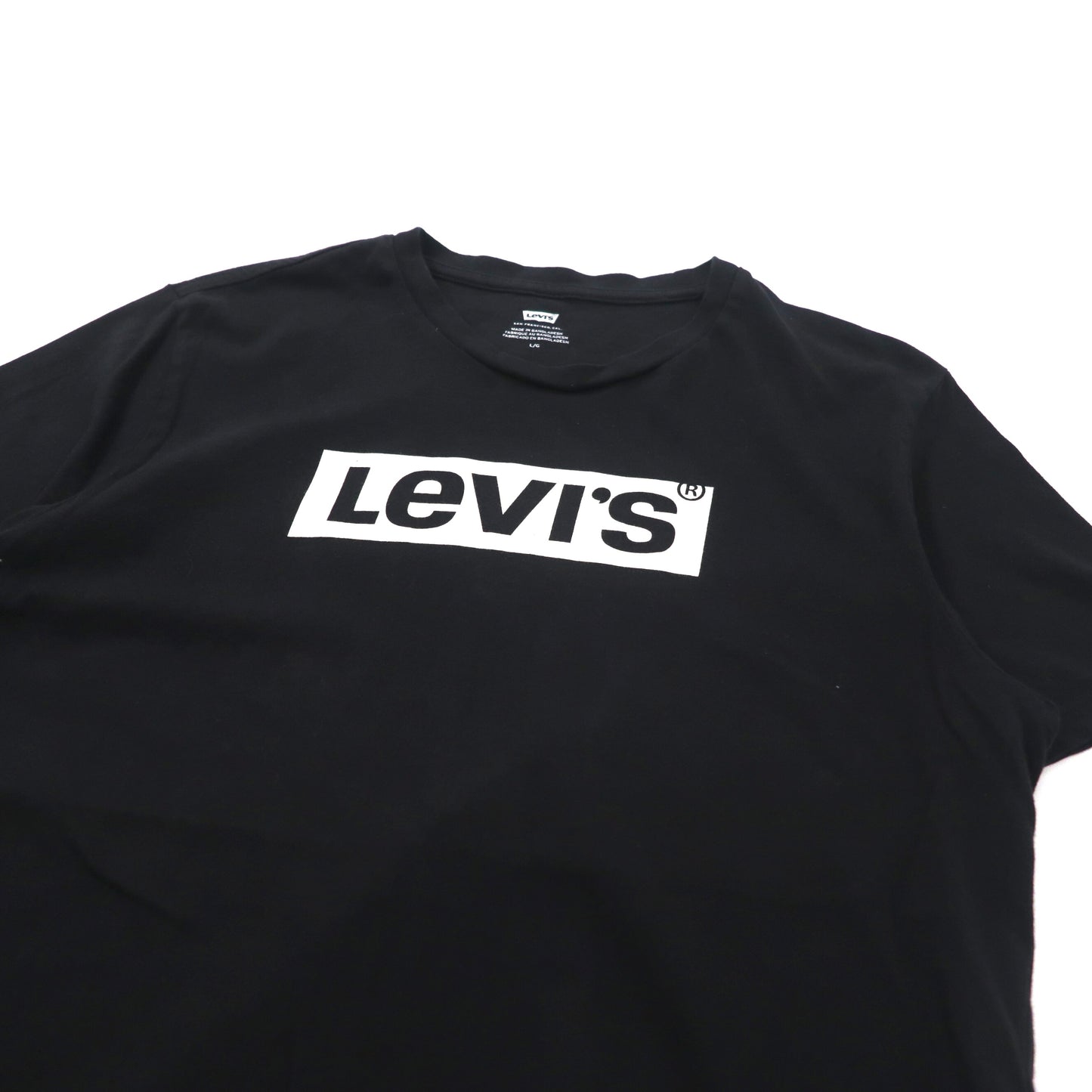 Levi's ロゴTシャツ L ブラック コットン