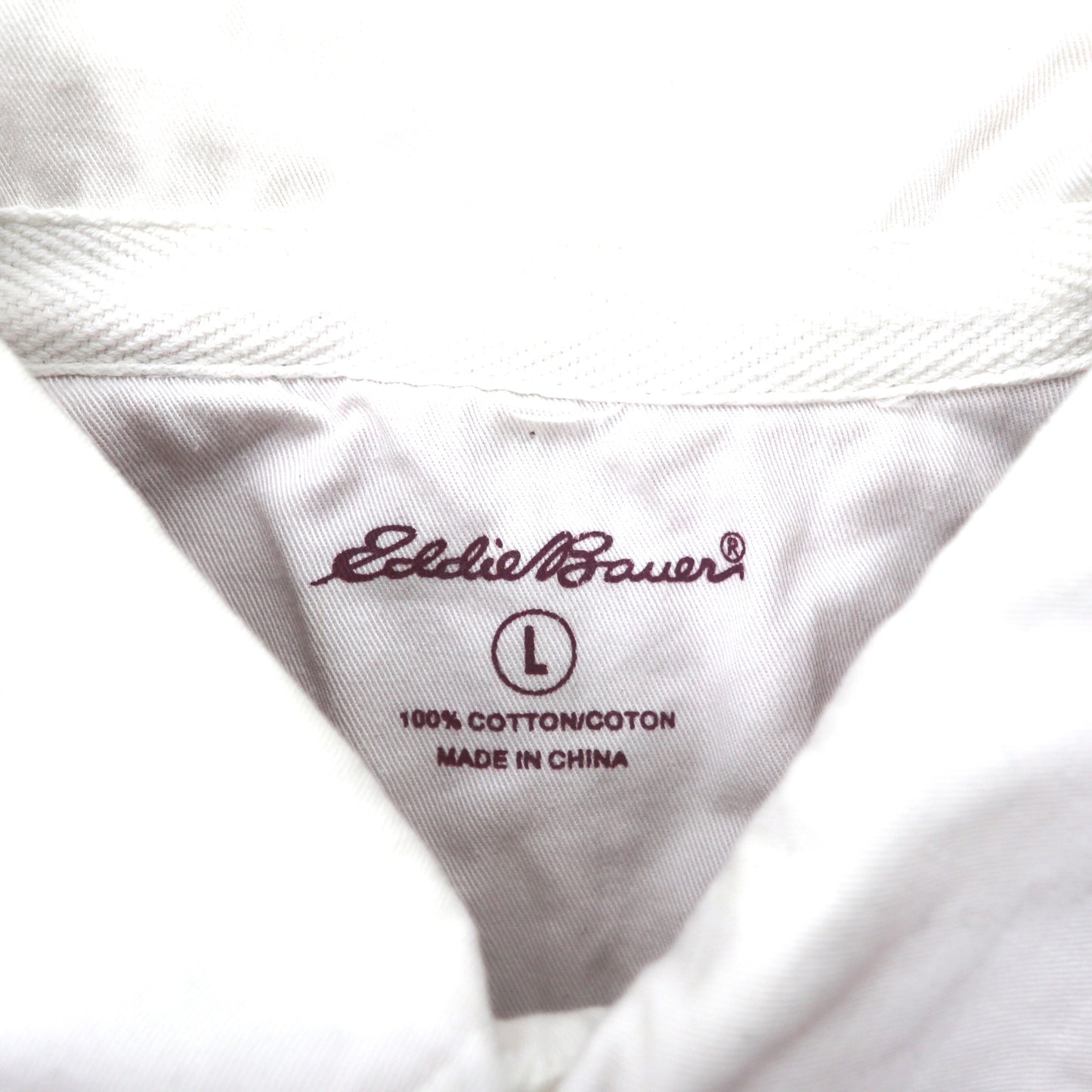 Eddie Bauer ポロシャツ L レッド コットン ビッグサイズ