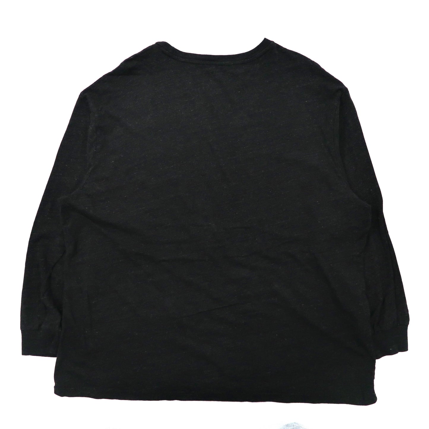 POLO RALPH LAUREN ビッグサイズ ロングスリーブTシャツ 2XB グレー コットン スモールポニー刺繍