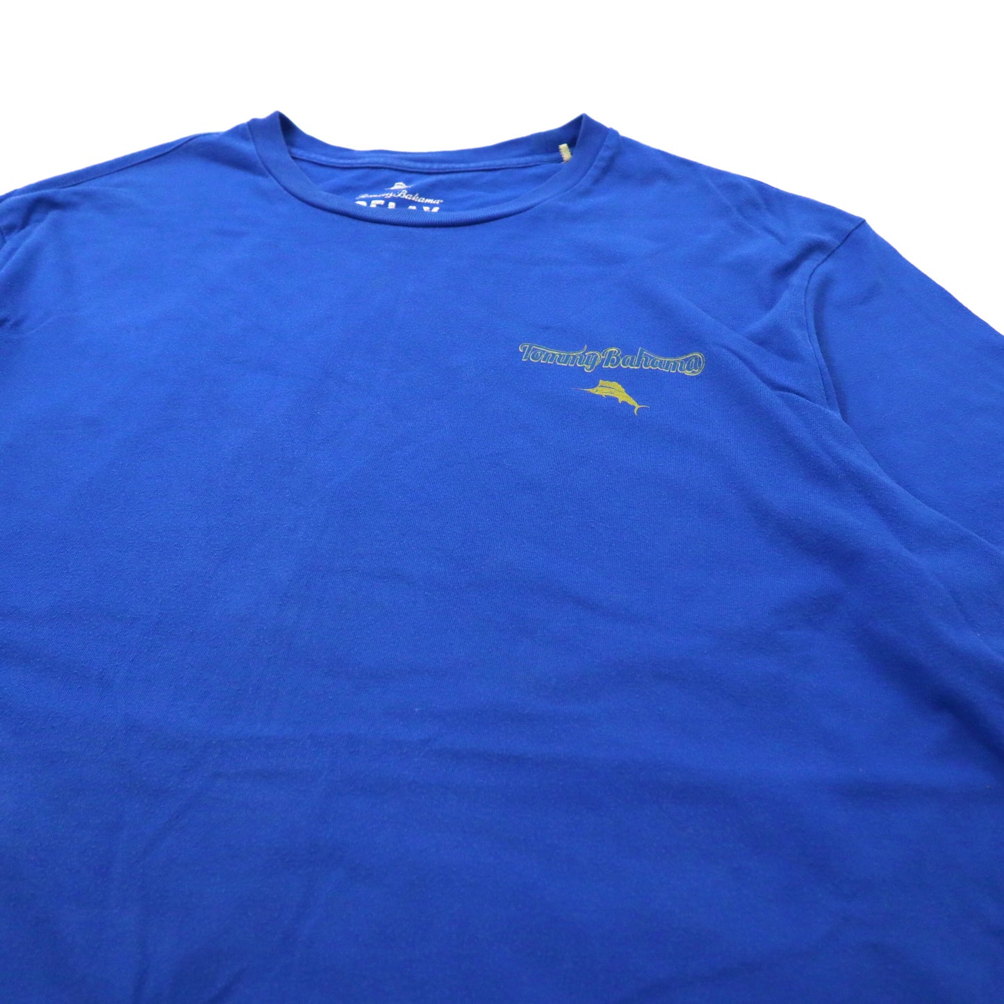 Tommy Bahama ビッグサイズ プリントTシャツ XL ブルー コットン MOTORCYCLEプリント