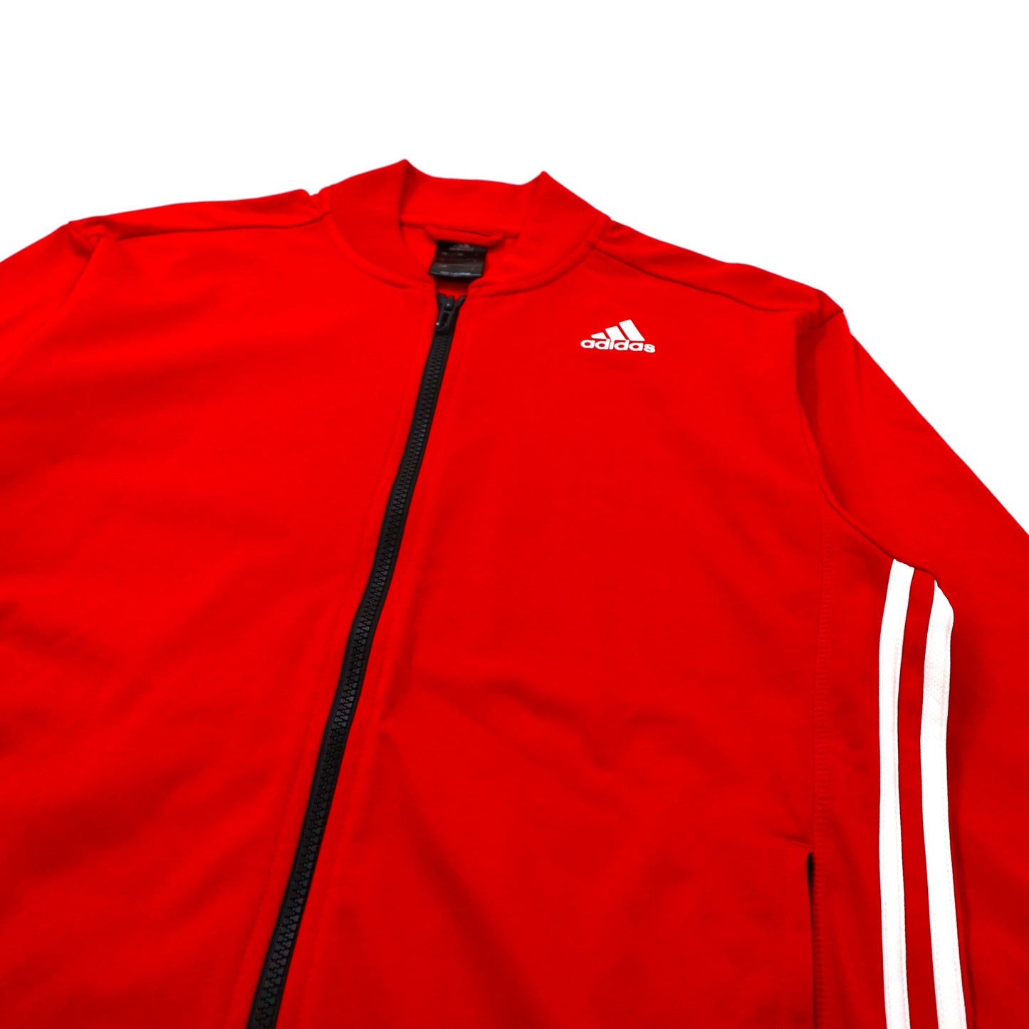 adidas トラックジャケット L レッド ３ストライプス Red Essential Track Suit AB9185