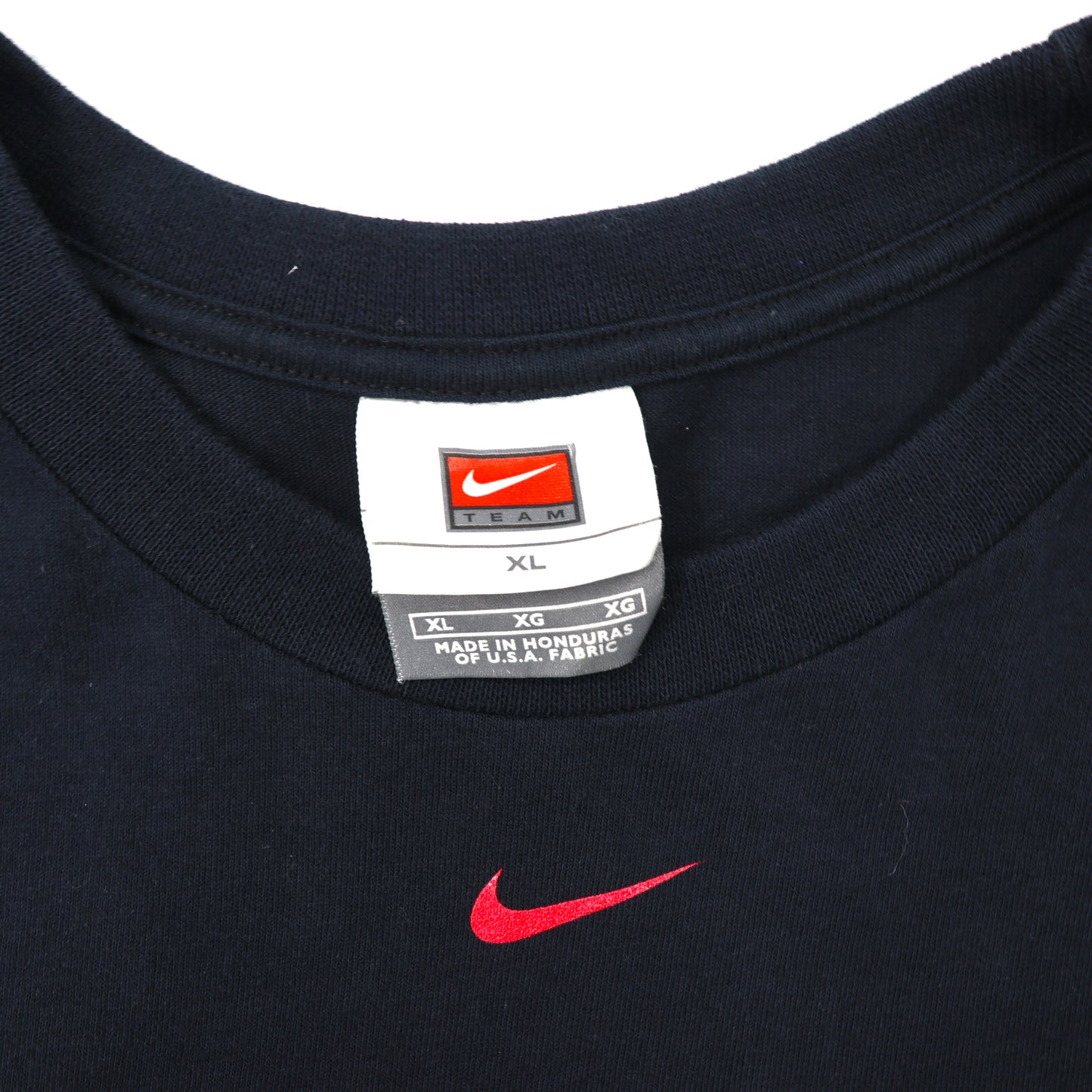 NIKE クルーネックTシャツ XL ブラック WISCONSIN FOOTBALL カレッジプリント ビッグサイズ 90年代