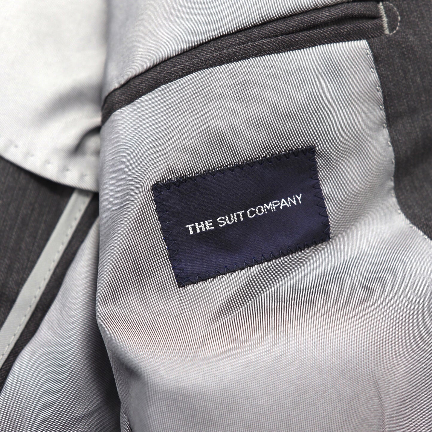 THE SUIT COMPANY 2Bセットアップスーツ 170 グレー ストライプ ウール