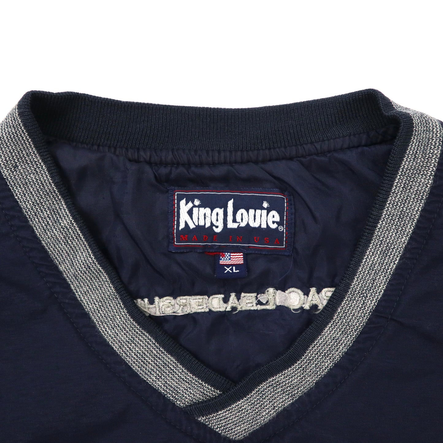 USA製 King Louie ピステ プルオーバー ナイロンジャケット XL ネイビー ビッグサイズ