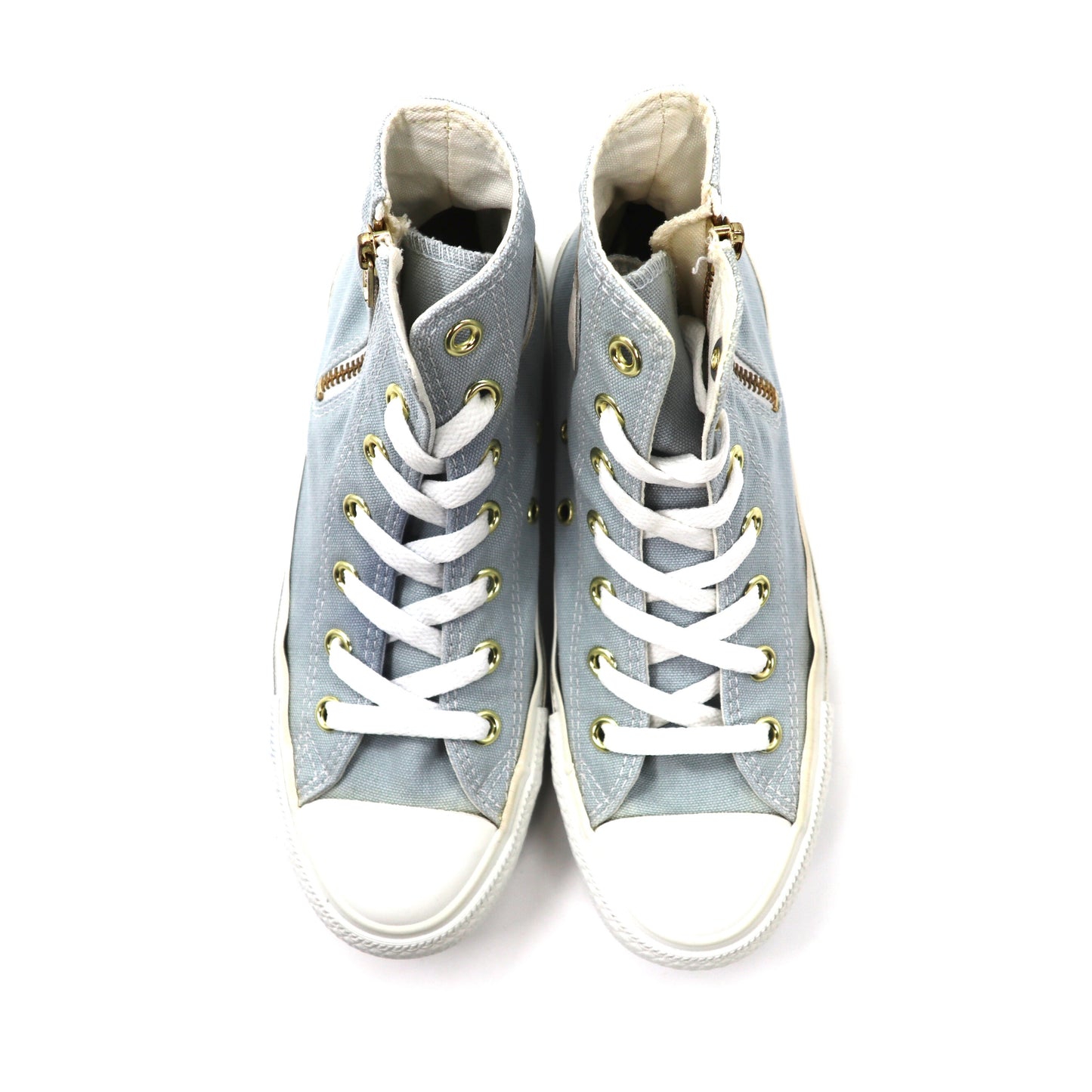 CONVERSE サイドジップスニーカー 23.5cm ブルー キャンバス ALL STAR 5CL299