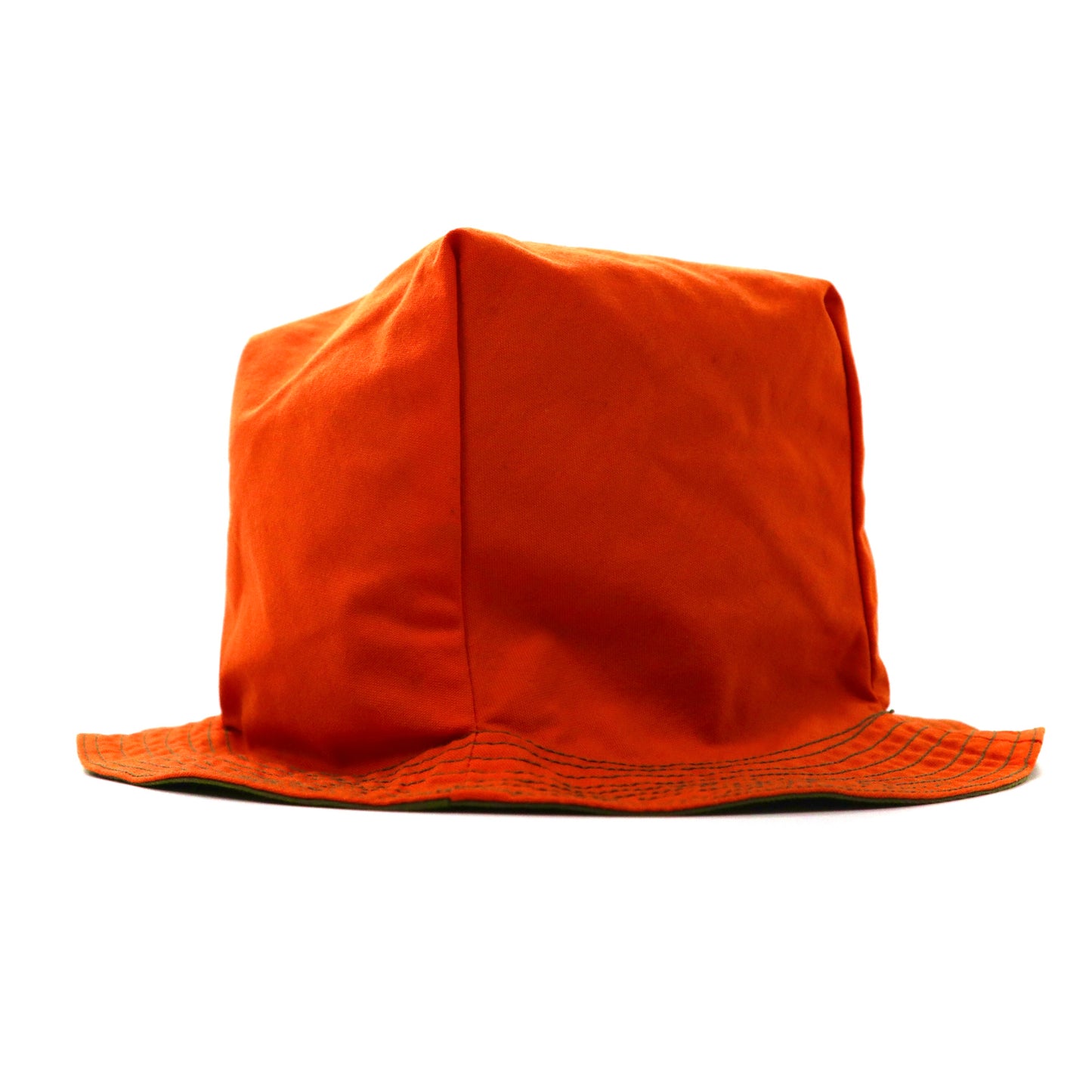 THE モンゴリアンチョップス バケットハット リバーシブル F オレンジ カーキ コットン PENTAGONAL HAT
