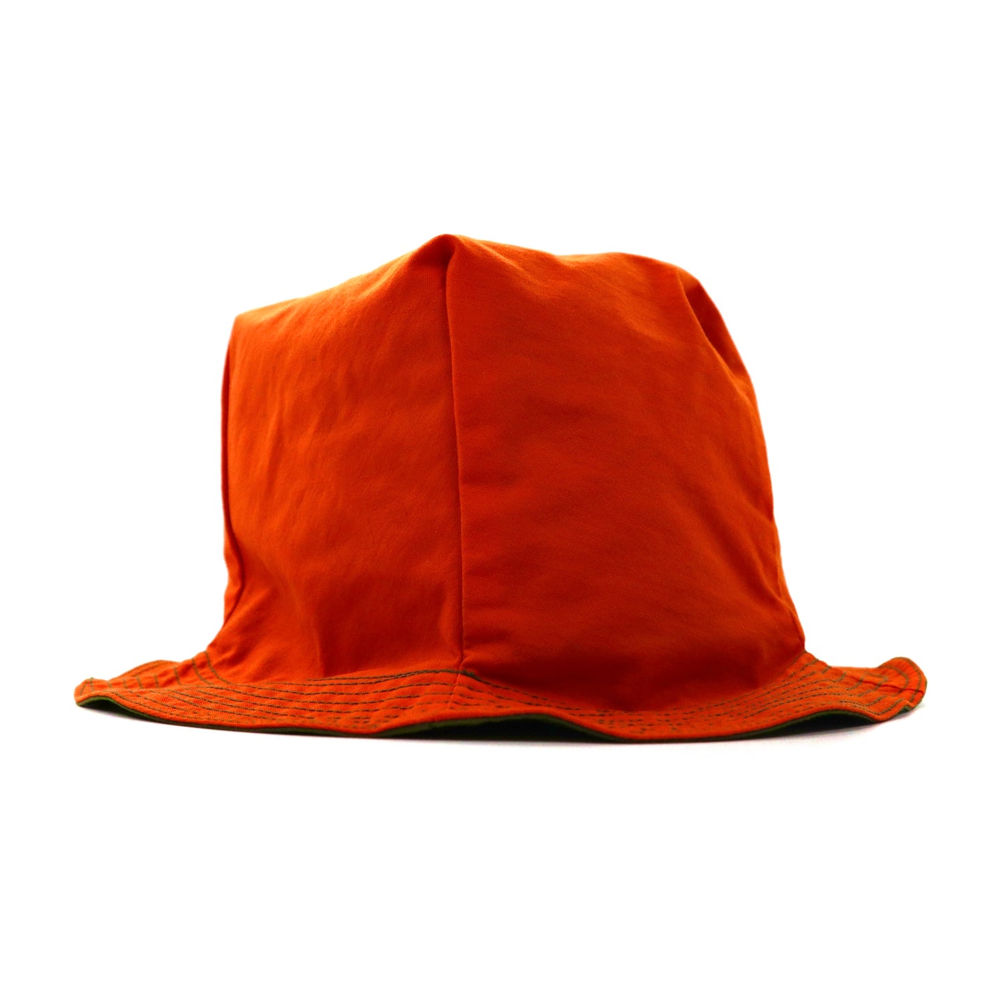 THE モンゴリアンチョップス バケットハット リバーシブル F オレンジ カーキ コットン PENTAGONAL HAT