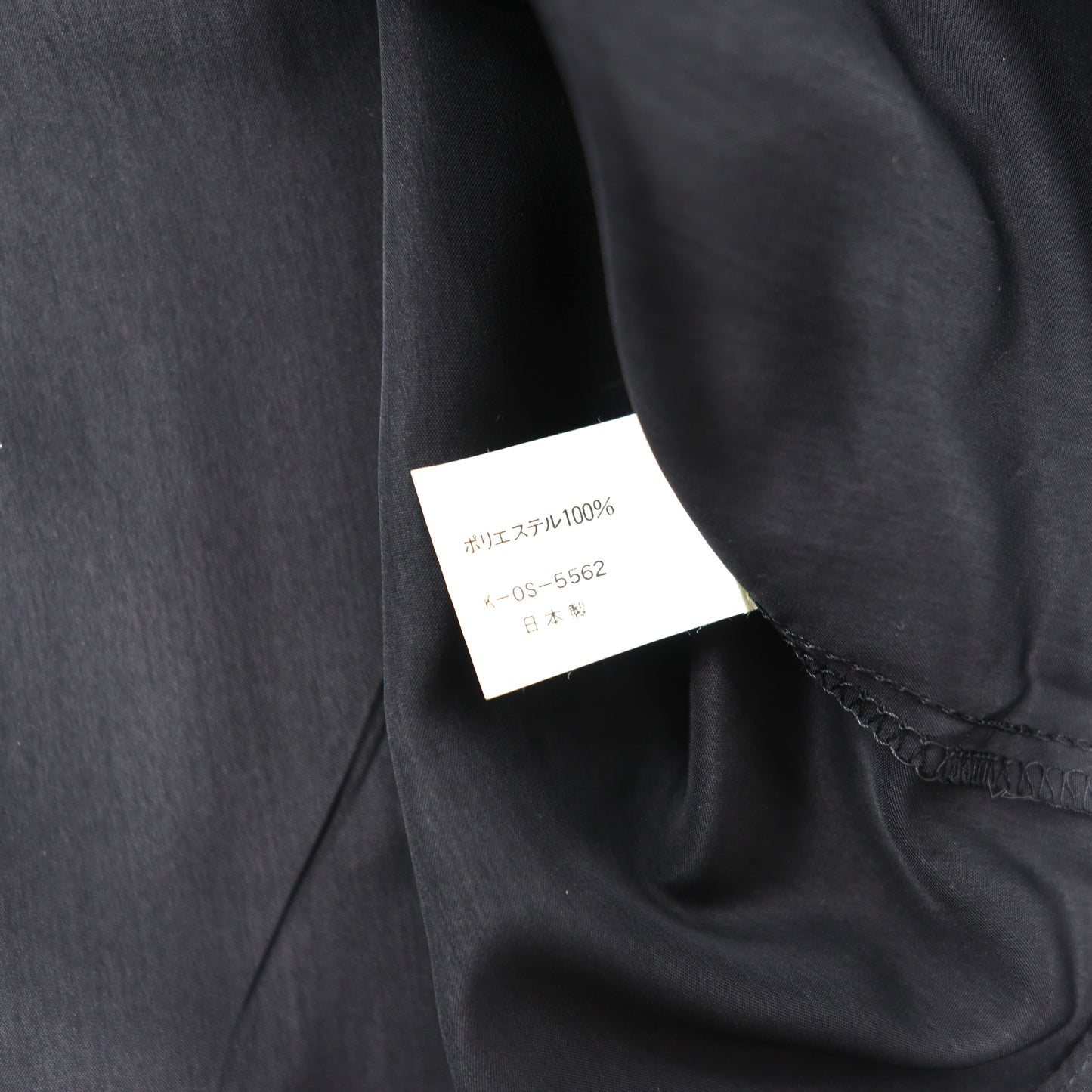 NOX HONOR ポリシャツ L ブラック 総柄 日本製