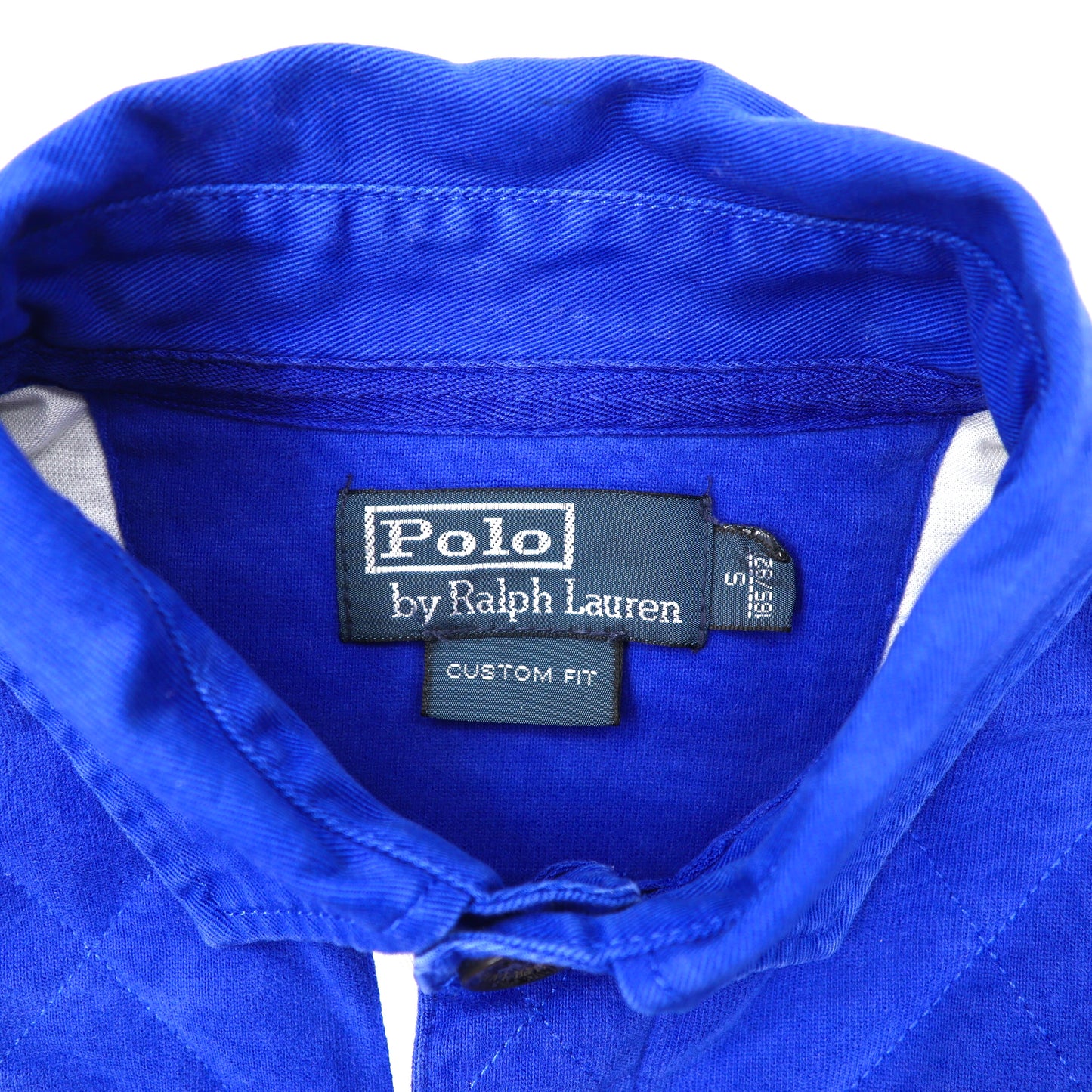 Polo by Ralph Lauren ラガーシャツ S ブルー コットン ビッグポニー刺繍 ESPANA