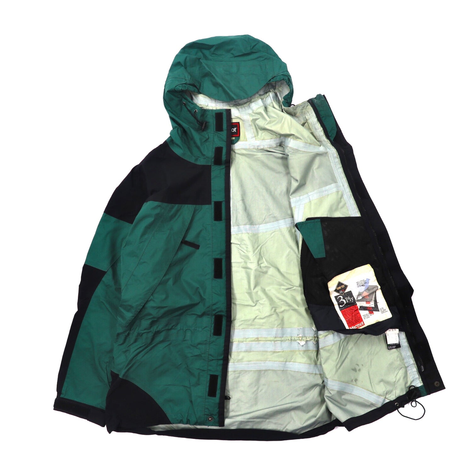 Marmot Mountain Parker M Green Gore-Tex – 日本然リトテ