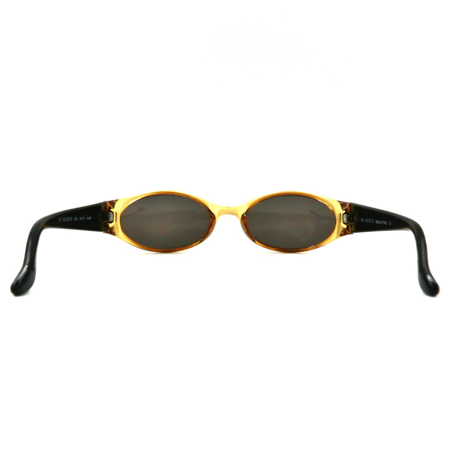GUCCI Sunglasses Oval Gold Self Lame 120 GG2457/S E4K 54⬜︎19 ...