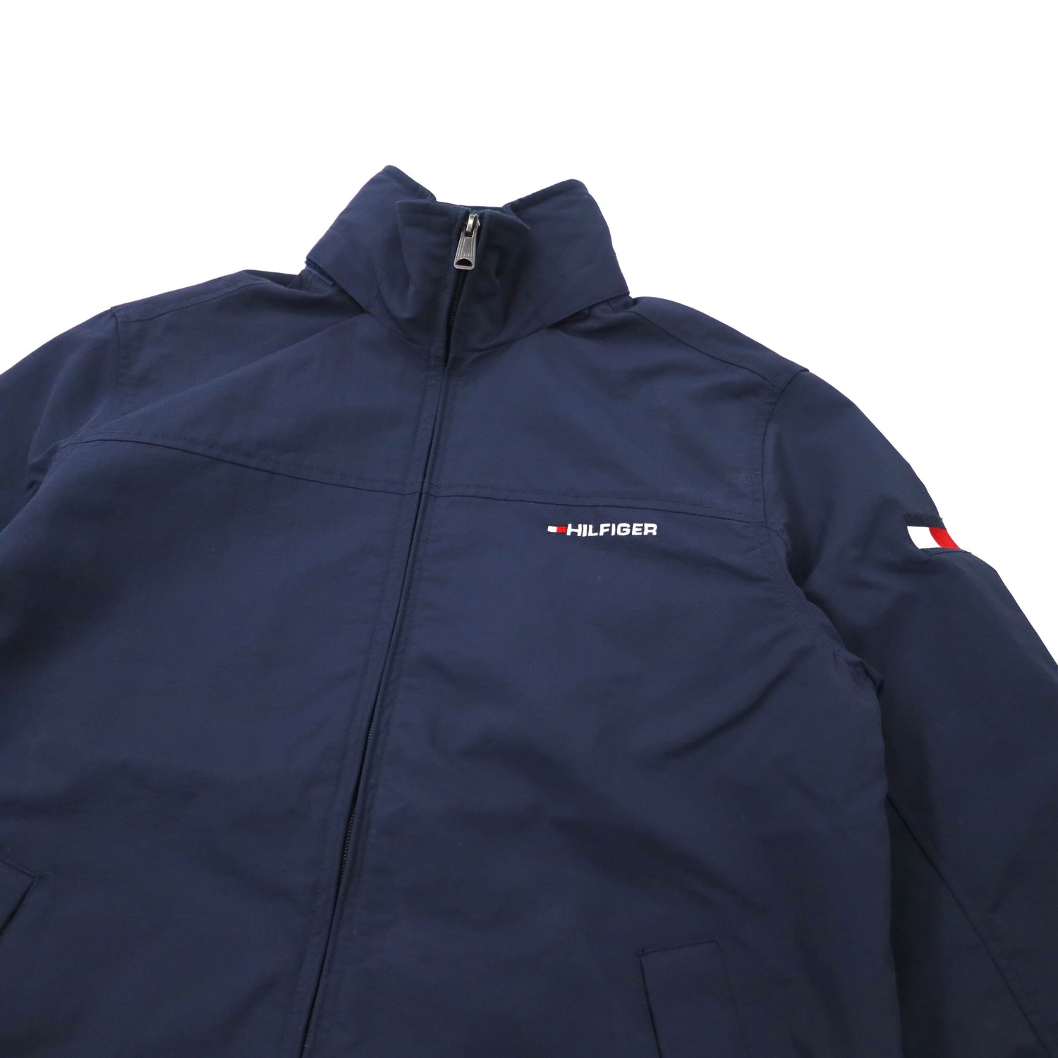 TOMMY HILFIGER Sailing Jacket M Navy Nylon Logo Embroidery – 日本