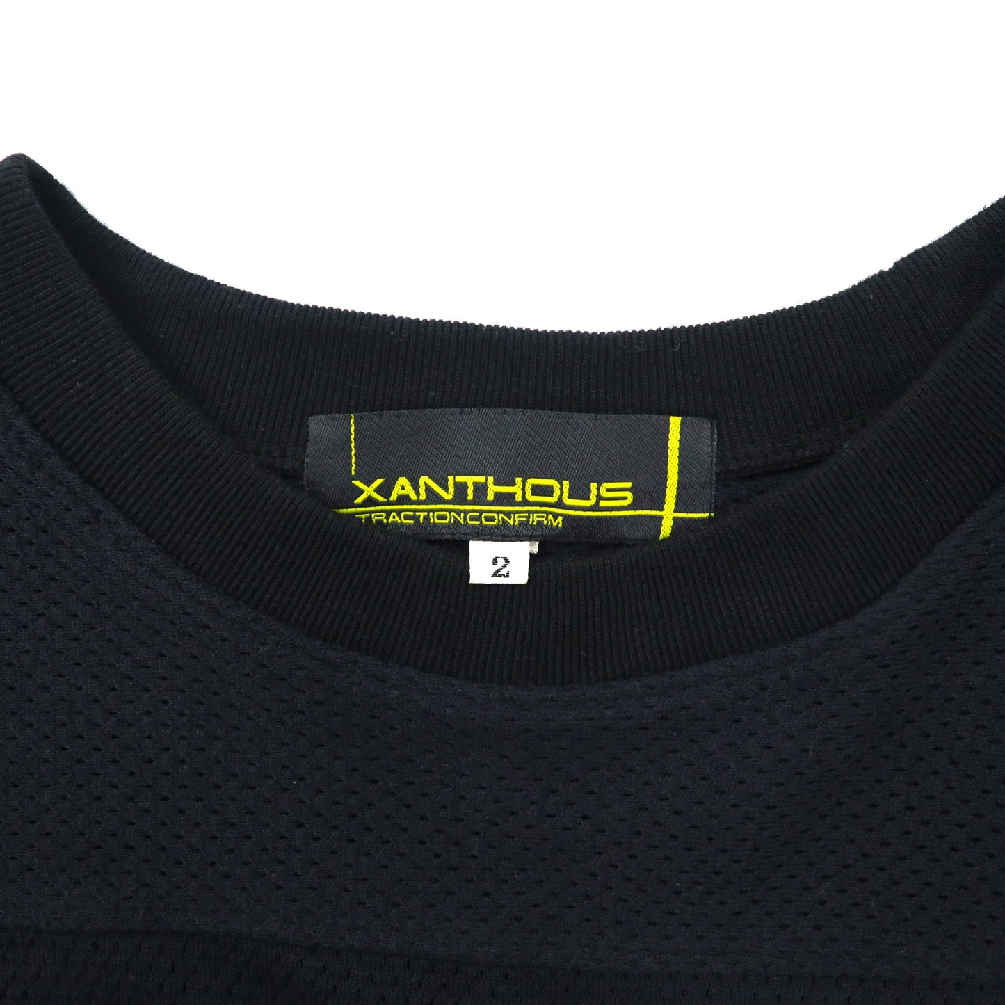 XANTHOUS T.C ゲームシャツ 2 ブラック ロゴプリント ナンバリング ビッグサイズ 00年代 日本製