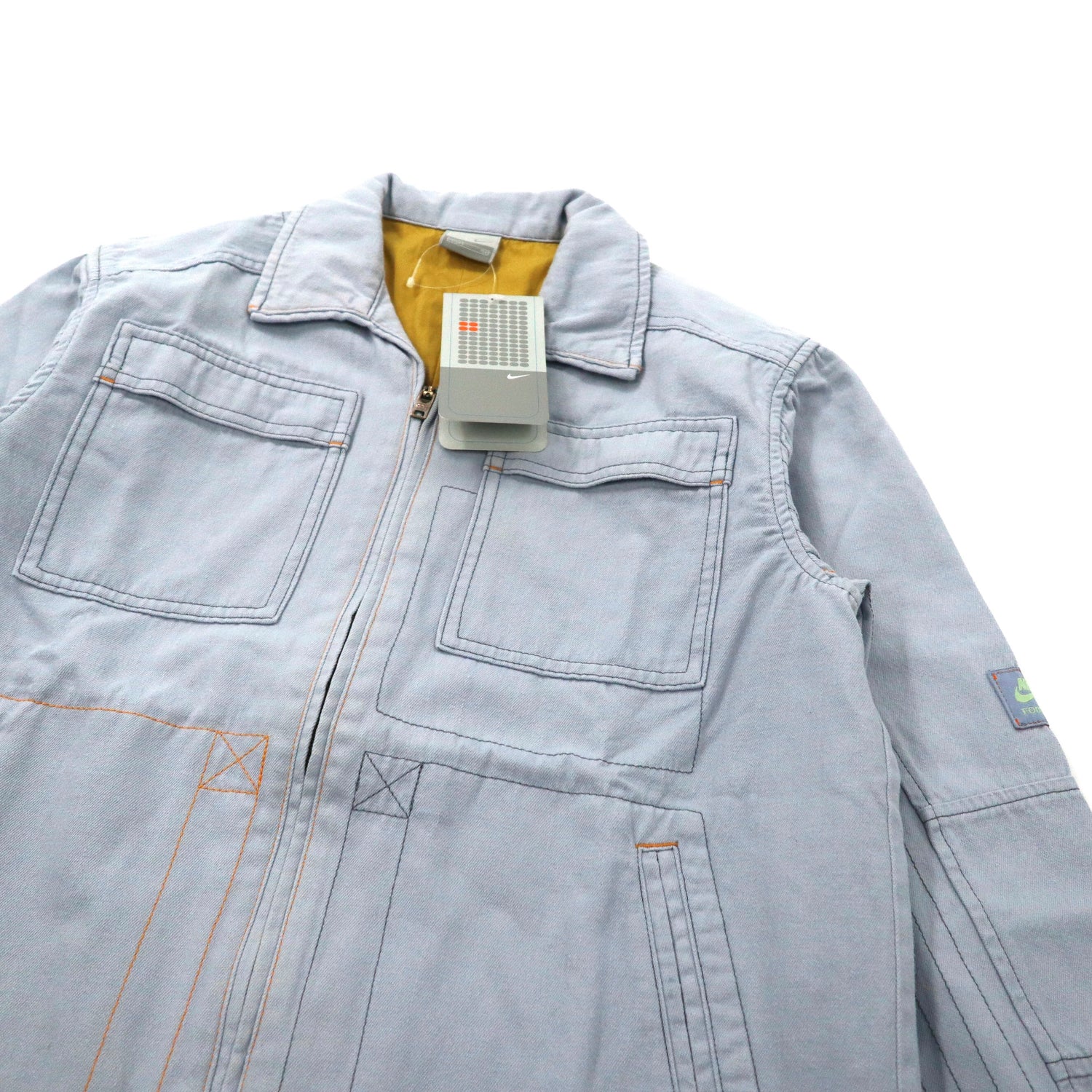 NIKE Swing Top Harrington Jacket 150 Gray Cotton 00s Unused – 日本