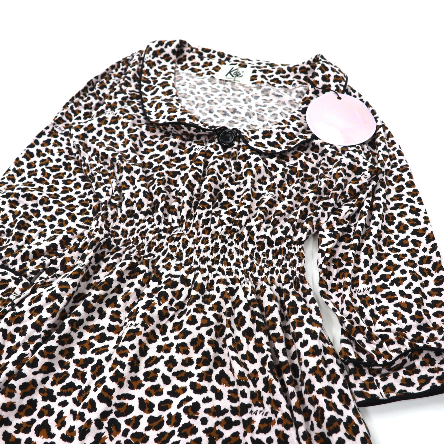 KATIE Leopard Dress F Leopard pattern 1CT-1235 Unused – 日本然リトテ