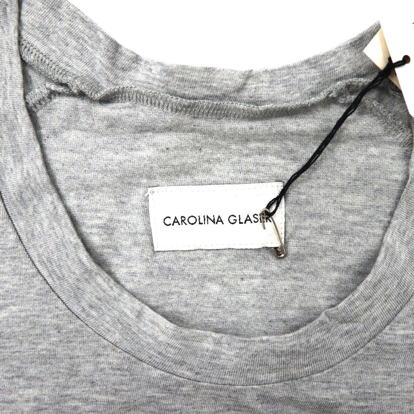 CAROLINA GLASER Tシャツ F グレー コットン BEAMS取扱い 未使用品