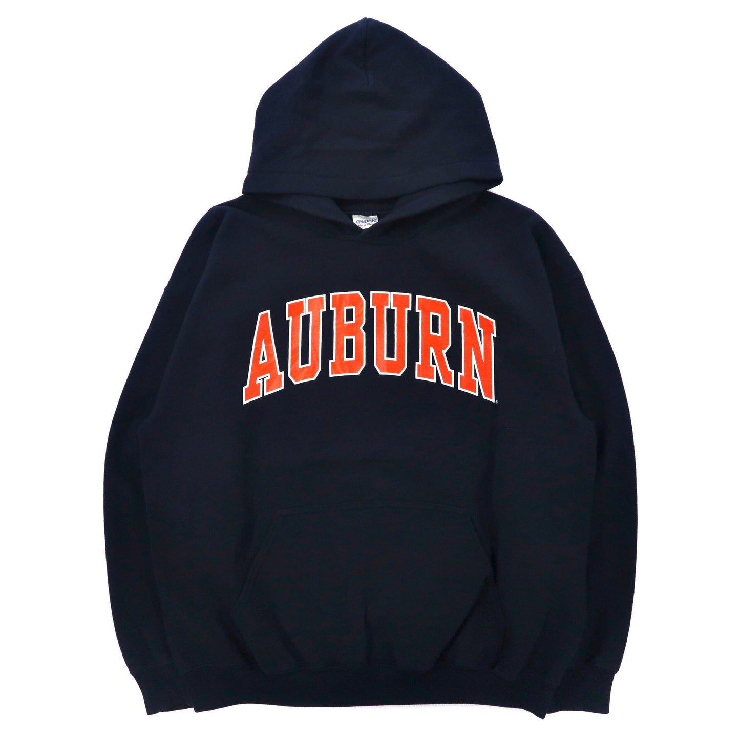 GILDAN カレッジ プルオーバーパーカー L ネイビー コットン 裏起毛 Auburn University ホンジュラス製