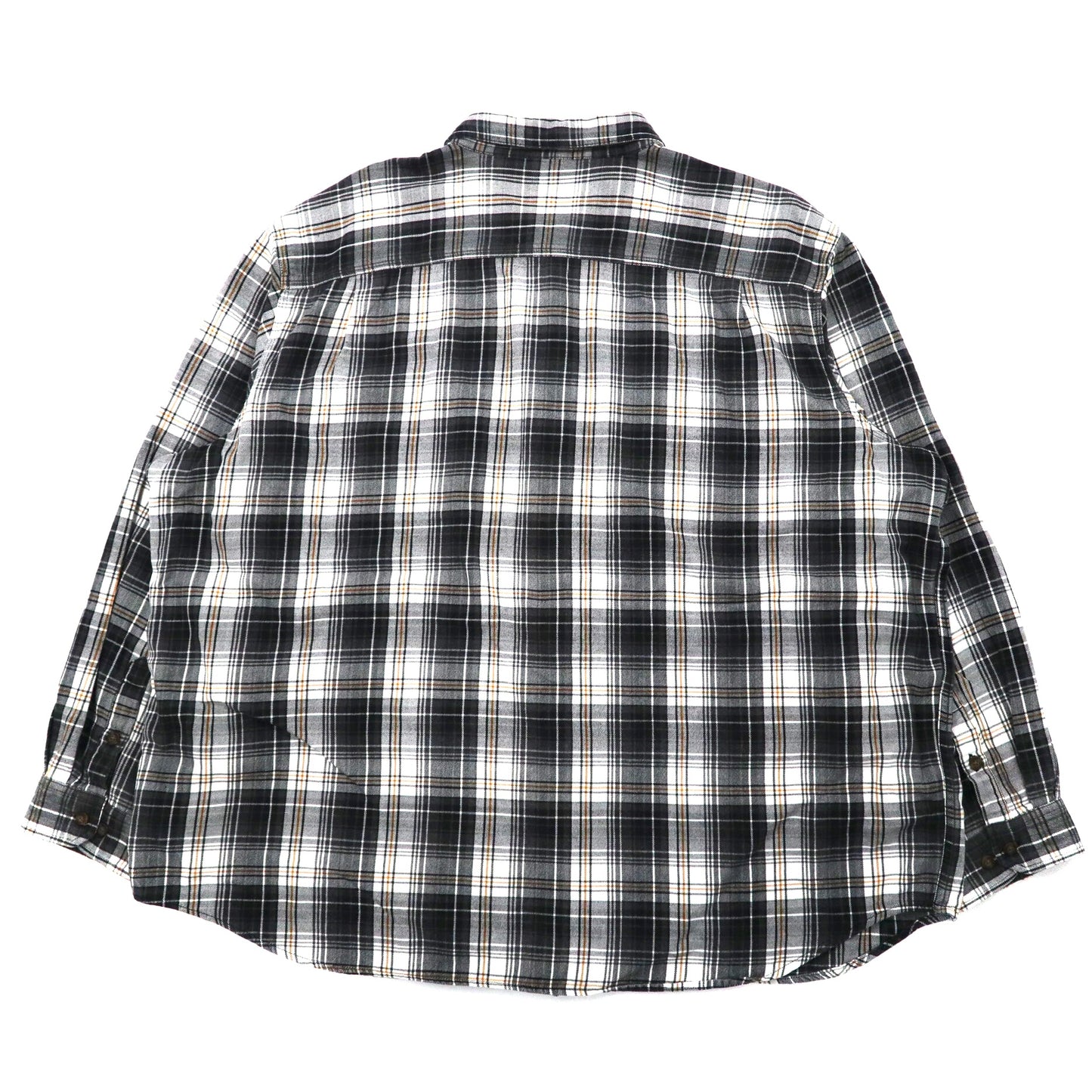 carhartt ビッグサイズ ワークシャツ 4XL グレー チェック コットン RELAXED FIT