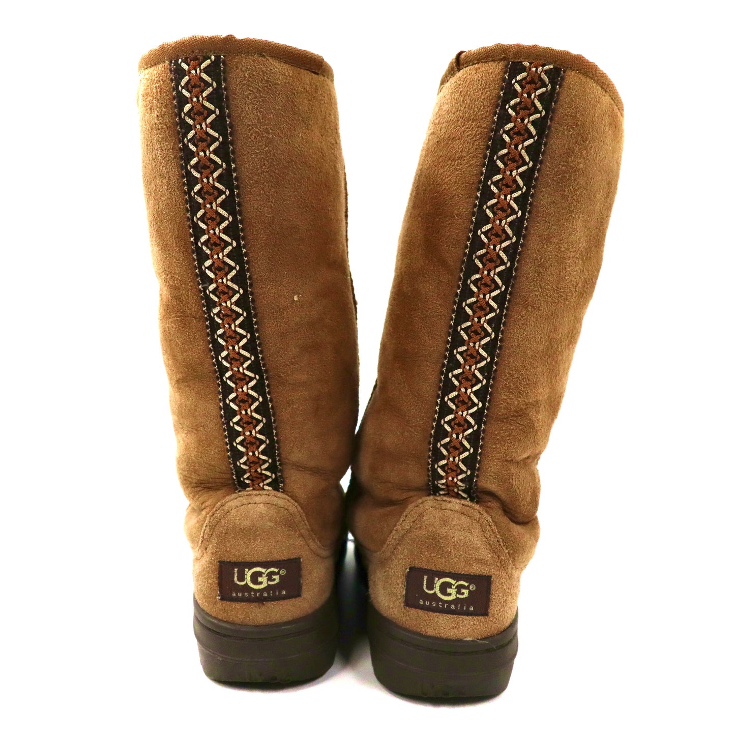 UGG ロングムートンブーツ 22cm ベージュ チロリアン ニュージーランド