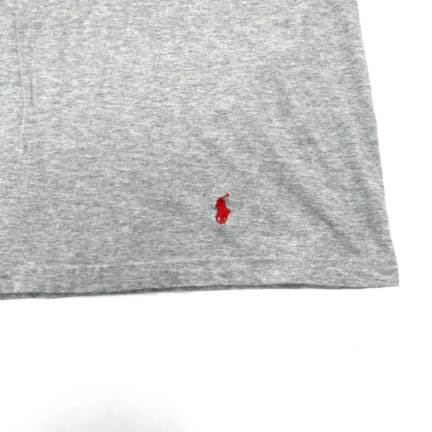 POLO RALPH LAUREN ビッグサイズTシャツ 2XL グレー コットン CLASSIC FIT スモールポニー刺繍