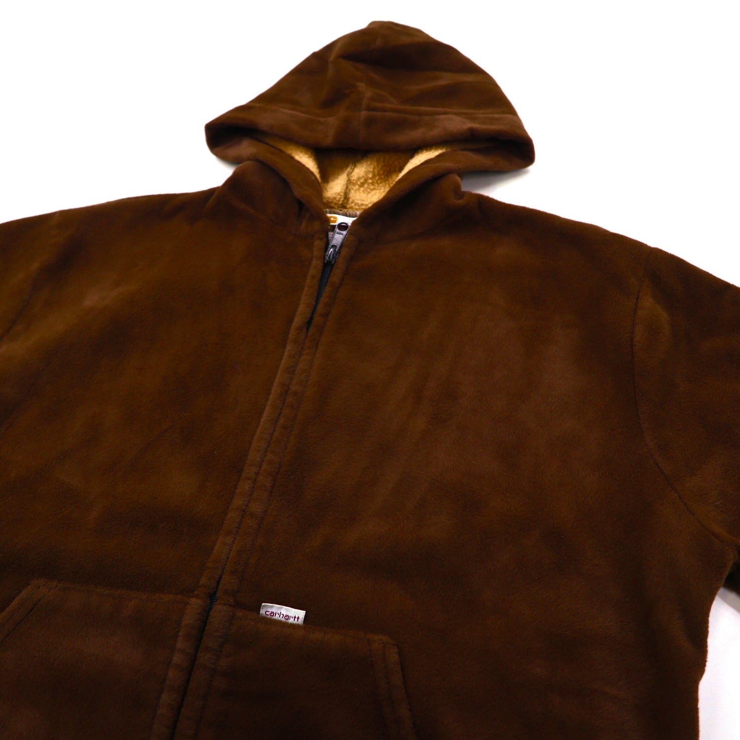 Carhartt Zip Up Hoodie M Brown Velor – 日本然リトテ