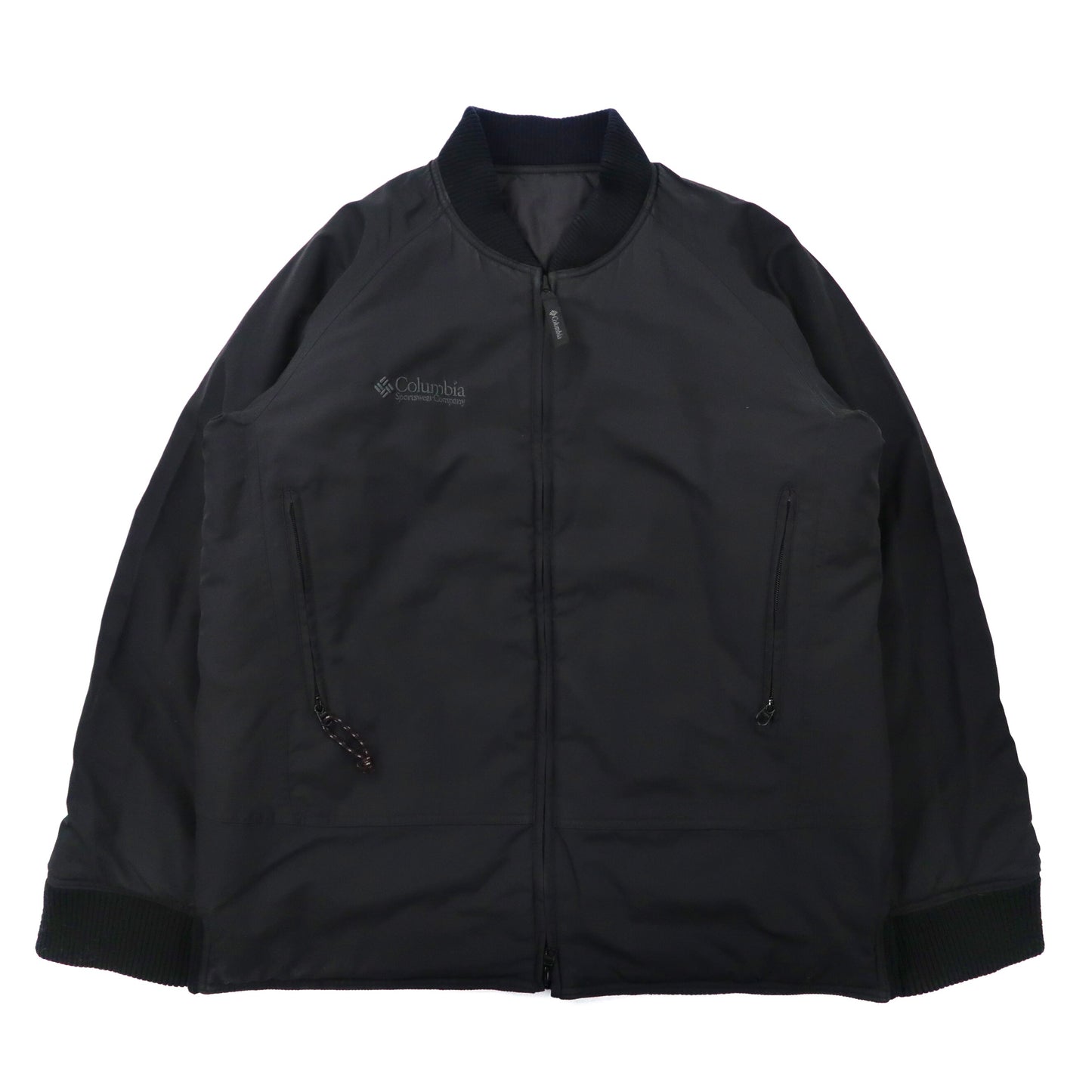 Columbia タリスウッドジャケット インサレーションジャケット リバーシブル M ブラック ポリエステル ロゴ刺繍 PM5044