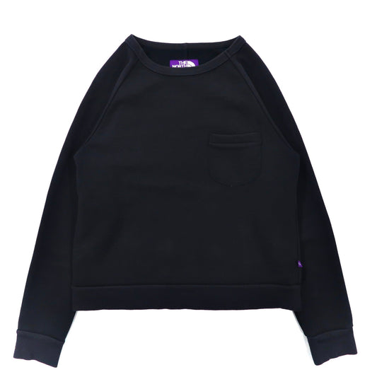 日本然リトテ-古着オンライン-THE NORTH FACE PURPLE LABEL クルーネックスウェット WS ネイビー ポリエステル COOLMAX MOUNTAIN CREW NECK SWEAT NT6451N-