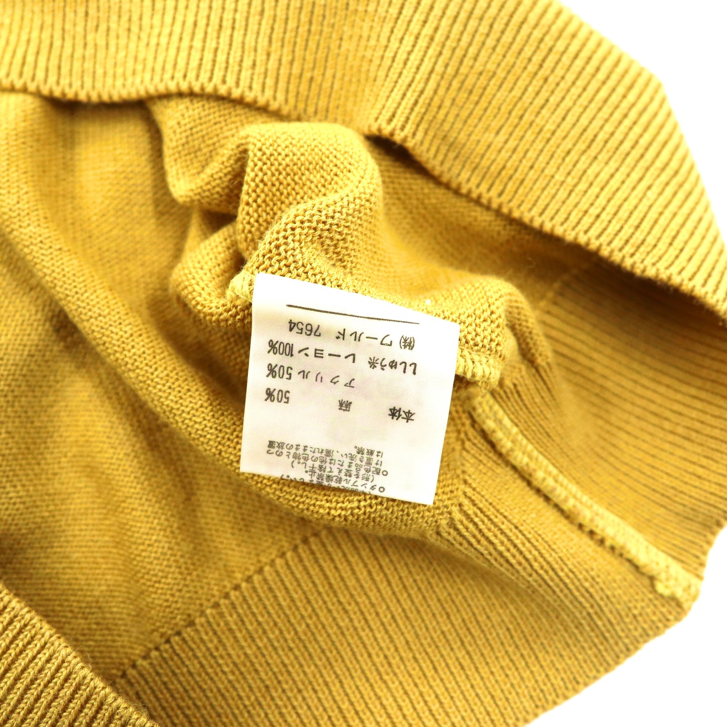 adabat 半袖ニット セーター 4 グリーン リネン ゴルフ刺繍
